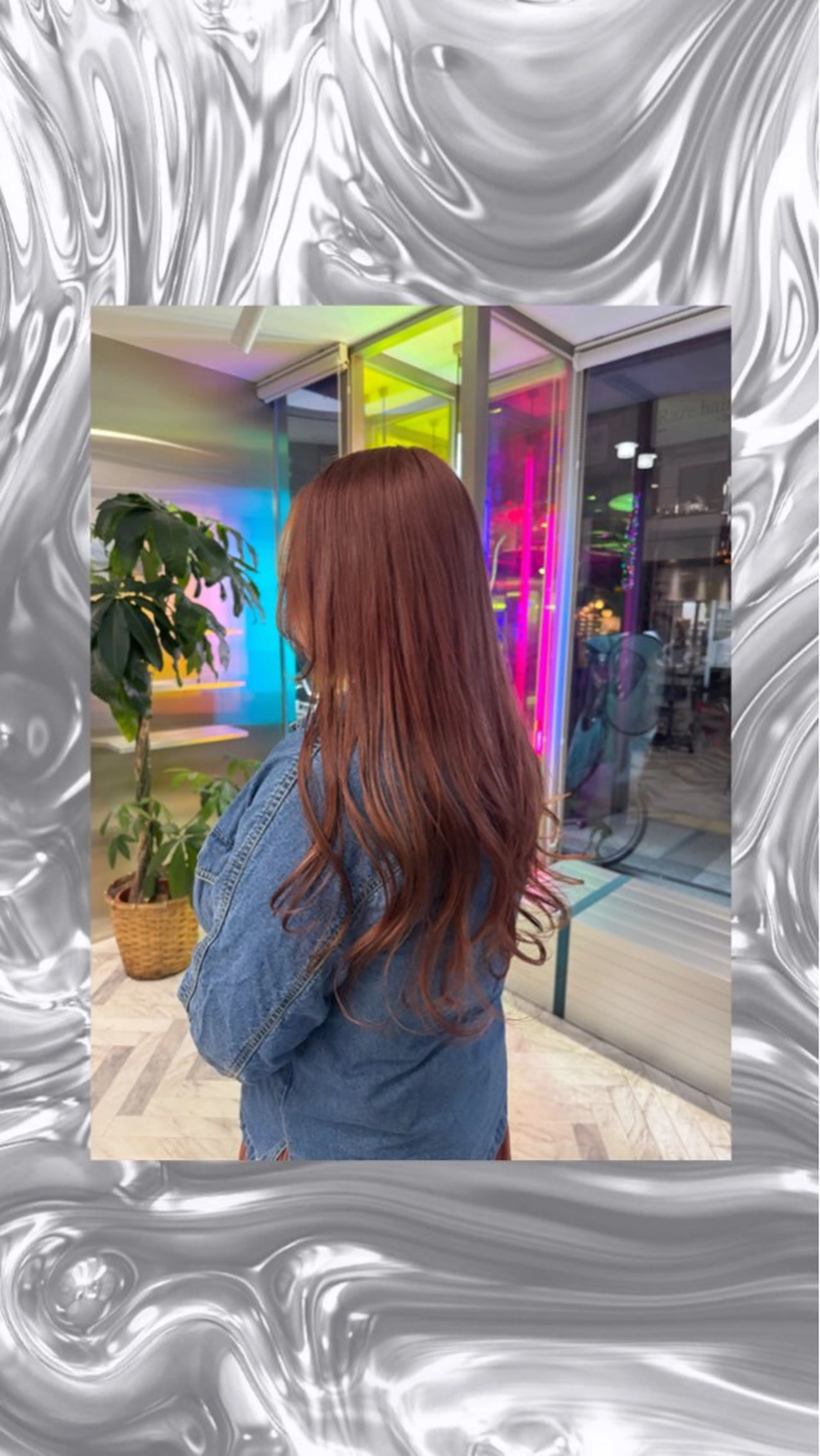 ロング ヘアカラー 🩵yuribou ／カラー／ボブ🩵のヘアスタイル