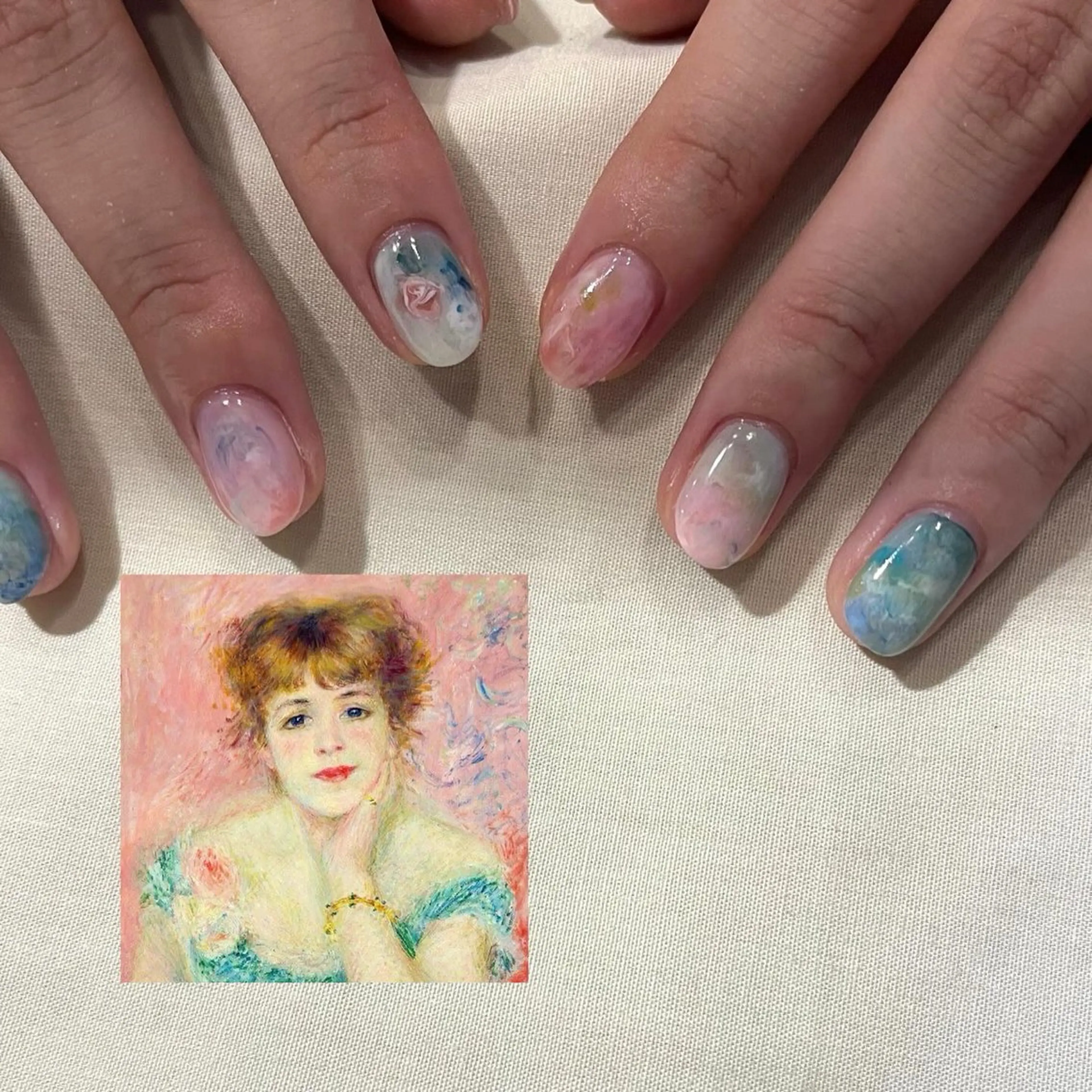 ネイル ハンドネイル Trico Antique所属・岩本 杏のネイルデザイン