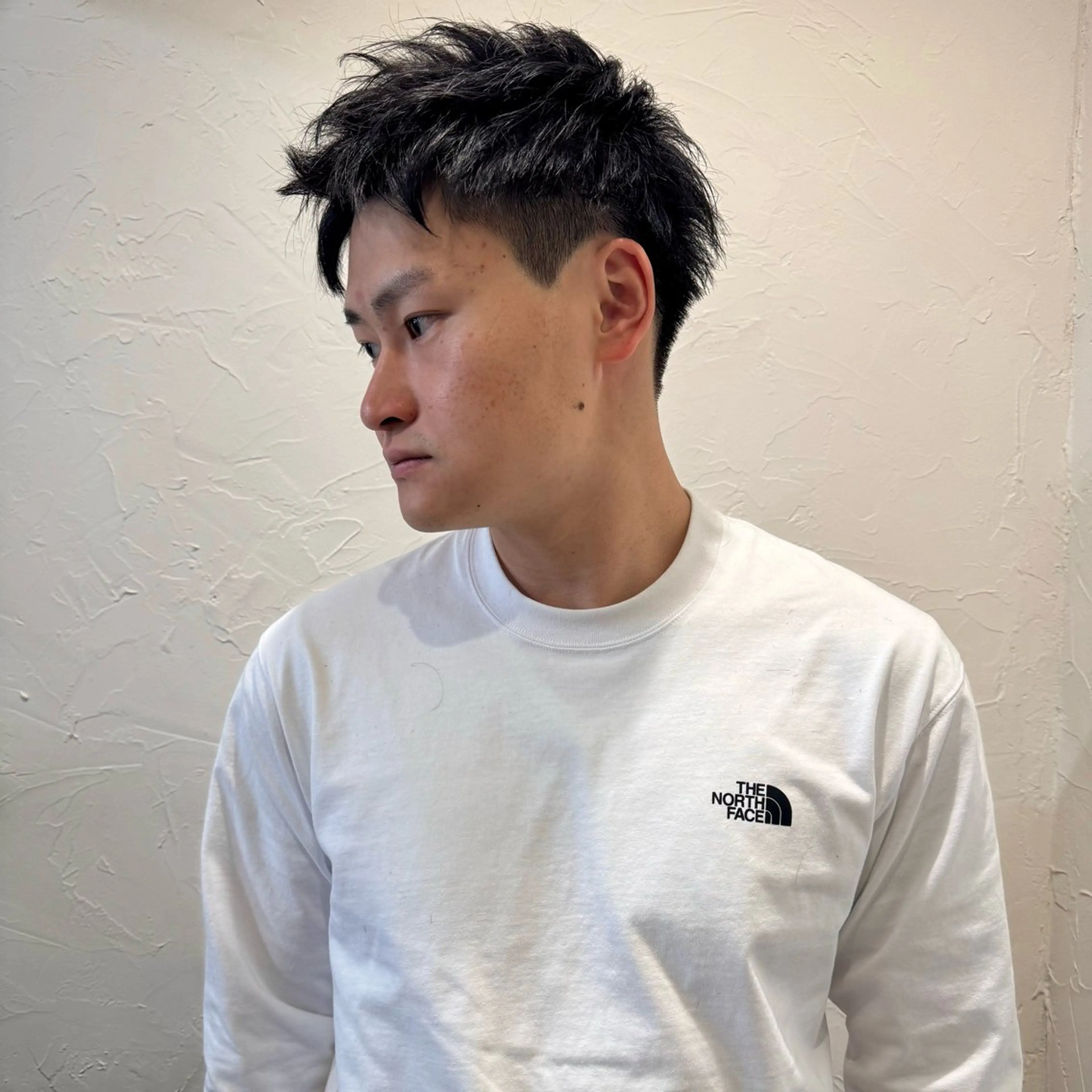 ショート メンズ アップバング メンズ就活ヘア メンズパーマ メンズショート スパイキーショート カット ヘアセット 【池袋/スパイキー ショート】ⓝⓘⓜⓤのヘアスタイル