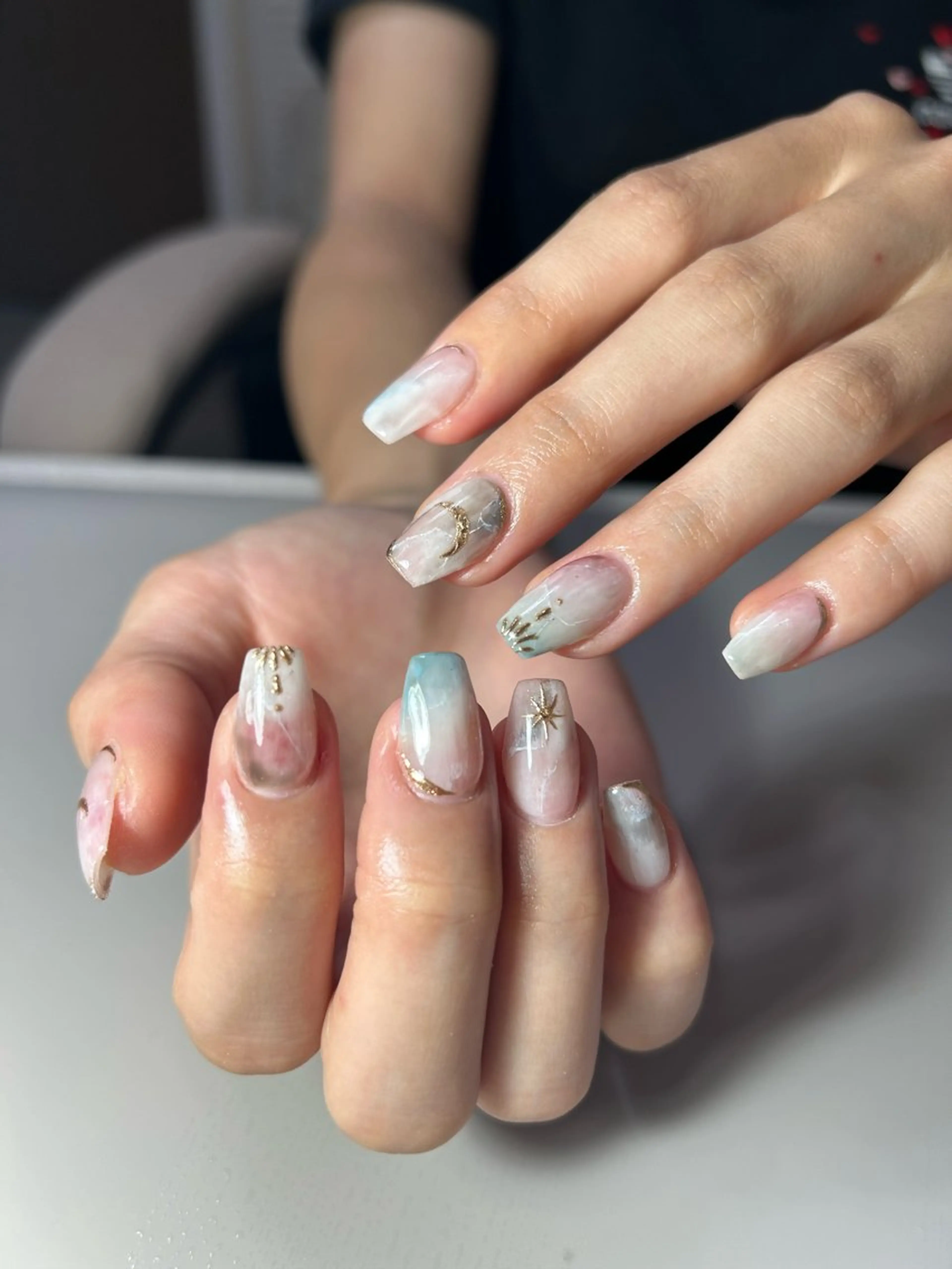 ネイル ハンドネイル nailroom‪ sb‪‪𓈒𓂂𓏸のネイルデザイン