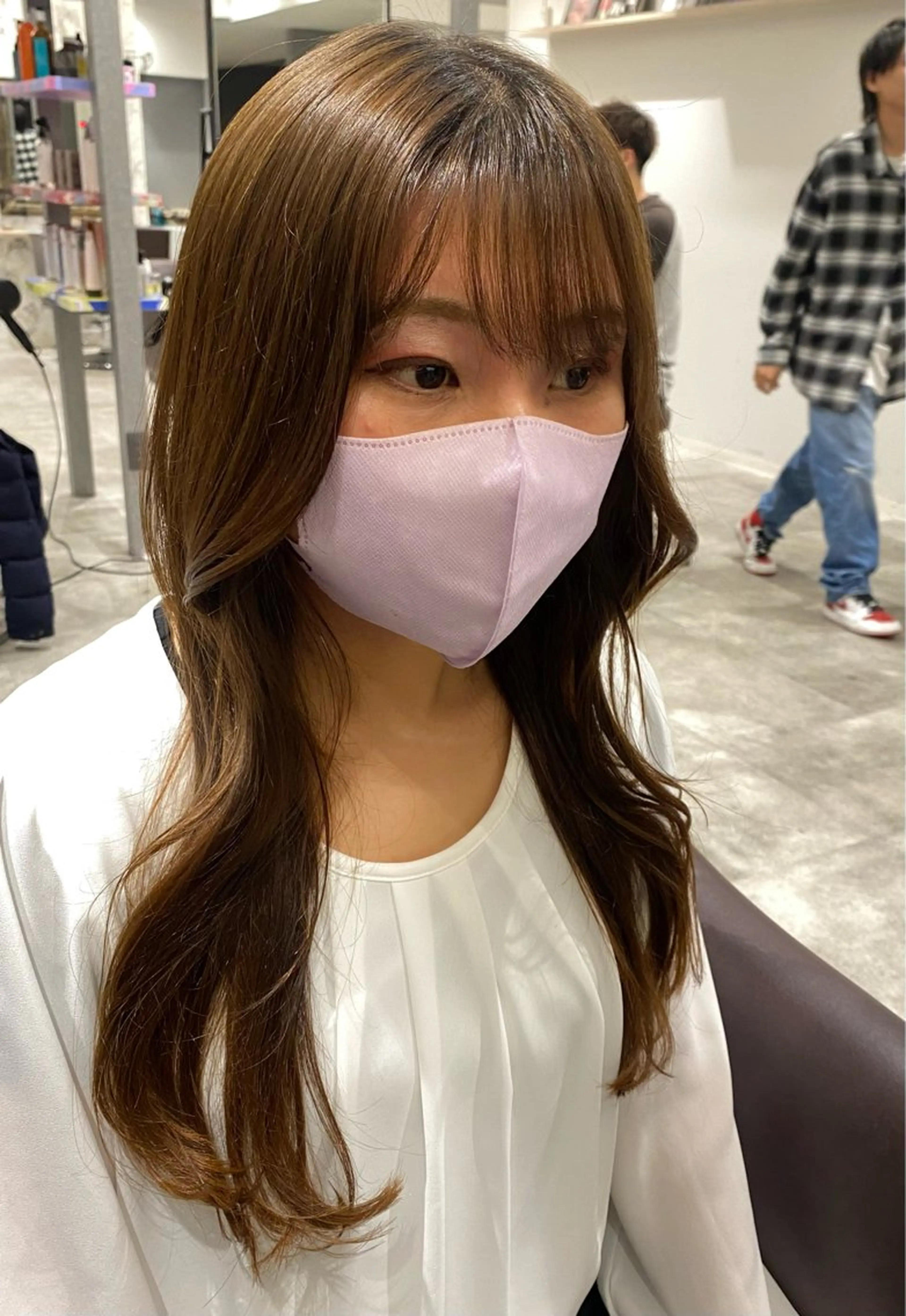 ロングくびれヘア+トリートメントの写真