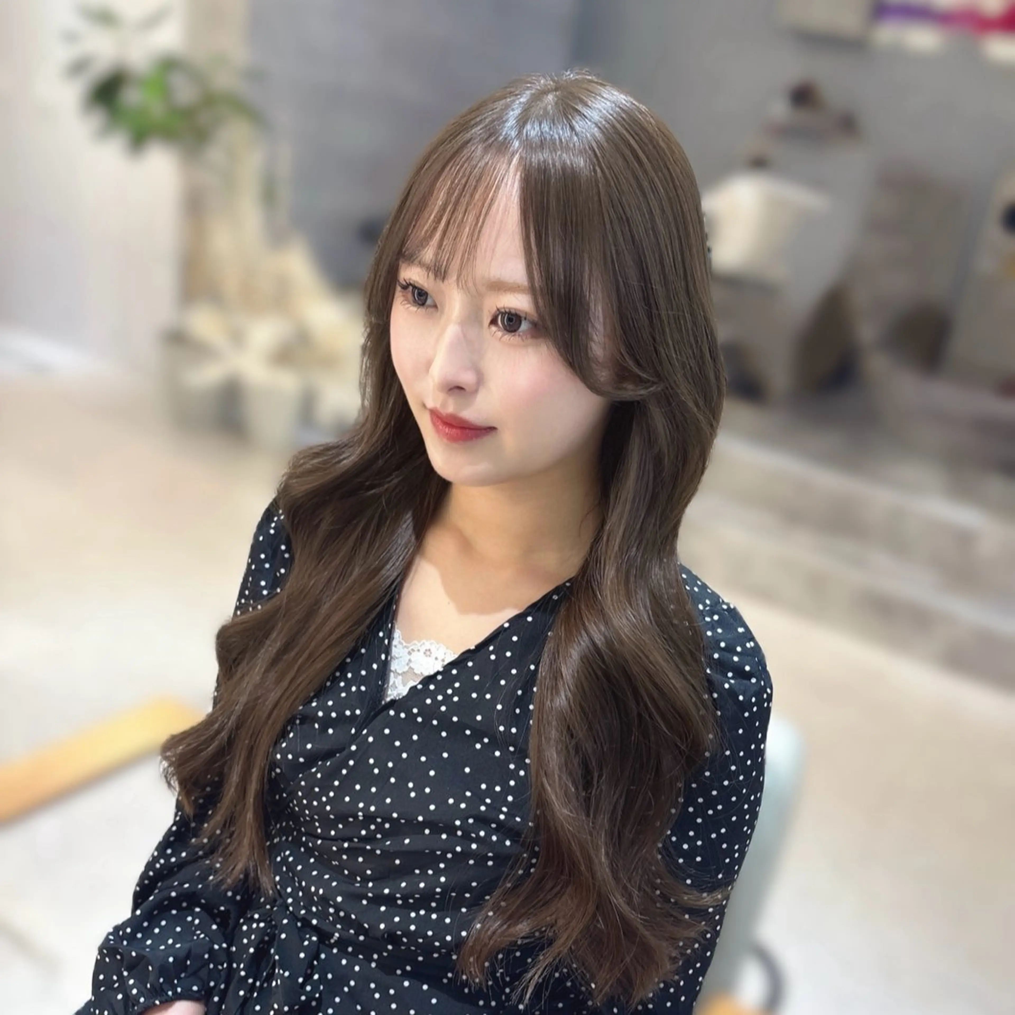 ロング カラー 韓国風×髪質改善 ゆりのヘアスタイル