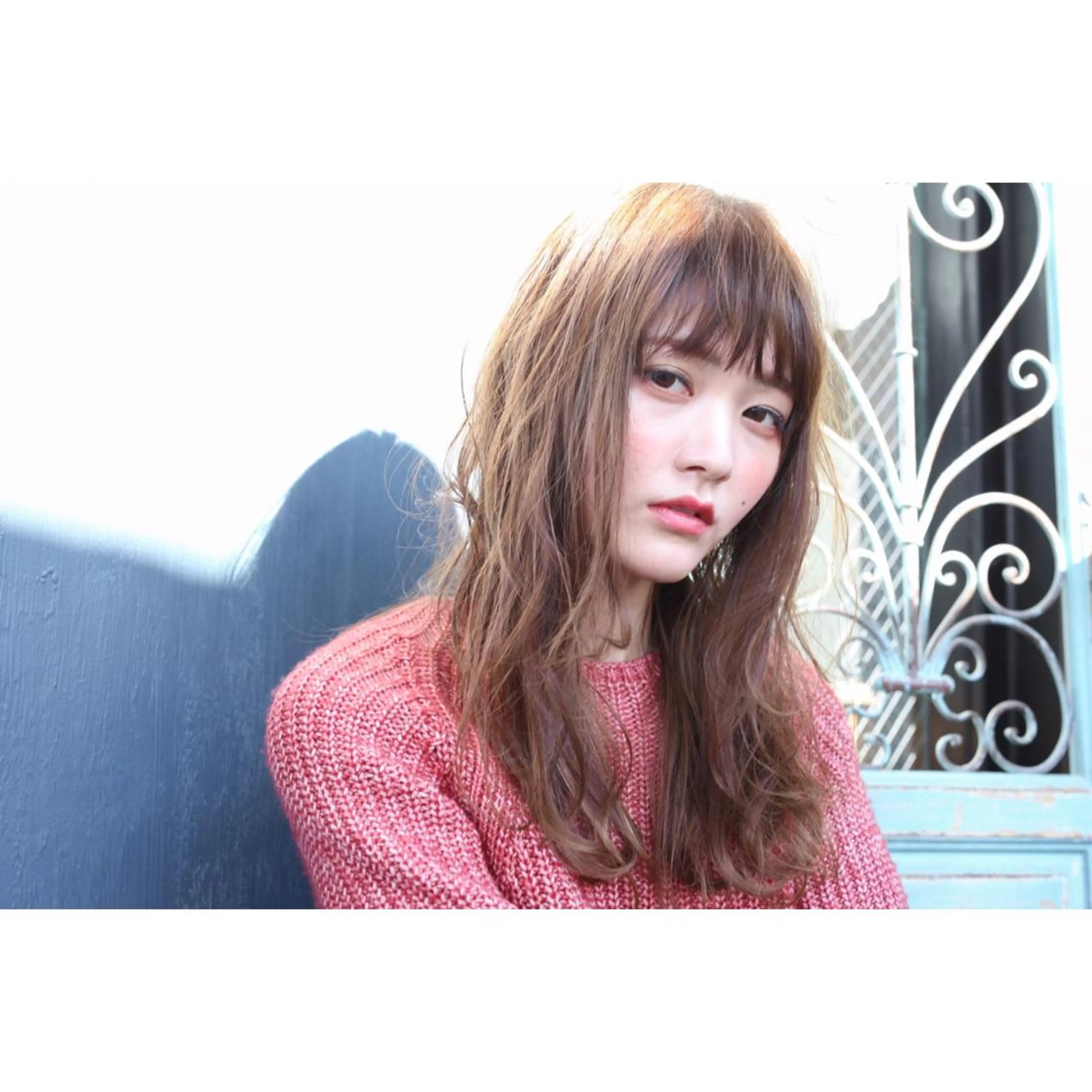 ミディアム セミロング ロング カラー パーマ ショート/レイヤー なら石井知希のヘアスタイル