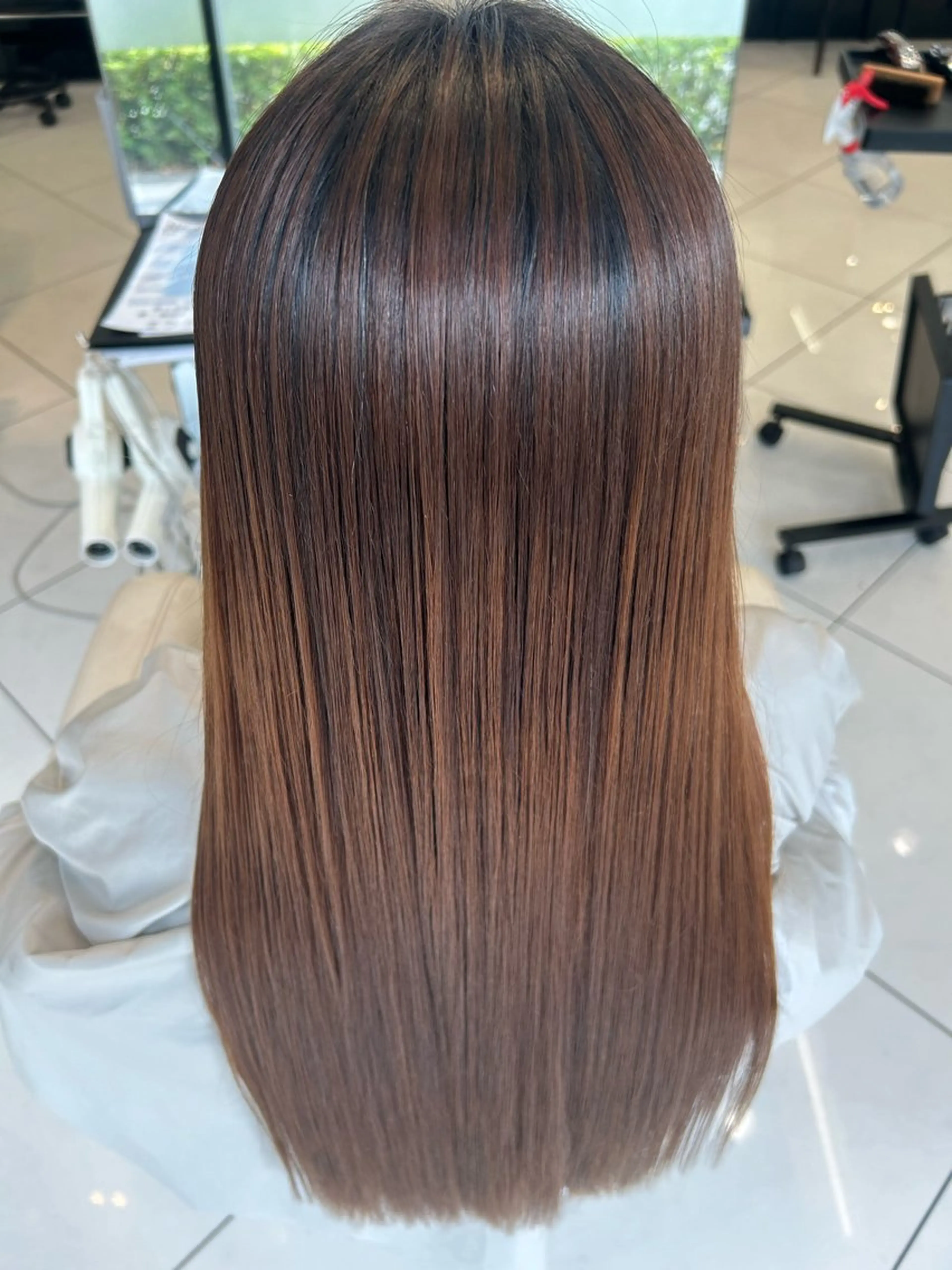 ロング ロング 縮毛矯正 トリートメント 秋葉原/髪質改善特化 鹿倉尊のヘアスタイル