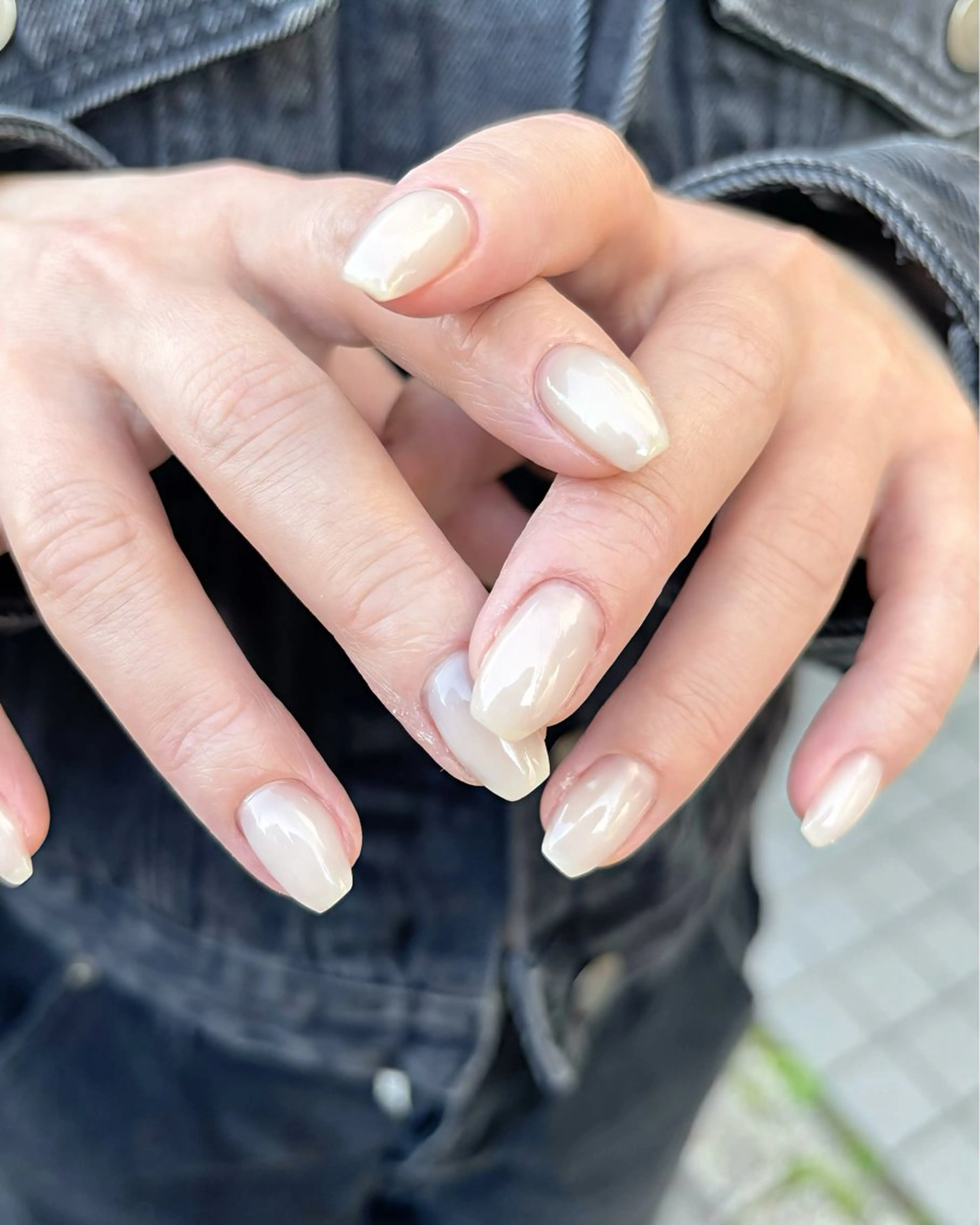 ネイル ラメ(グリッター) マグネットネイル オフィスネイル ピンク シンプルネイル ハンドネイル ハンドケア 🫧OPELIA NAIL渋谷🫧のネイルデザイン