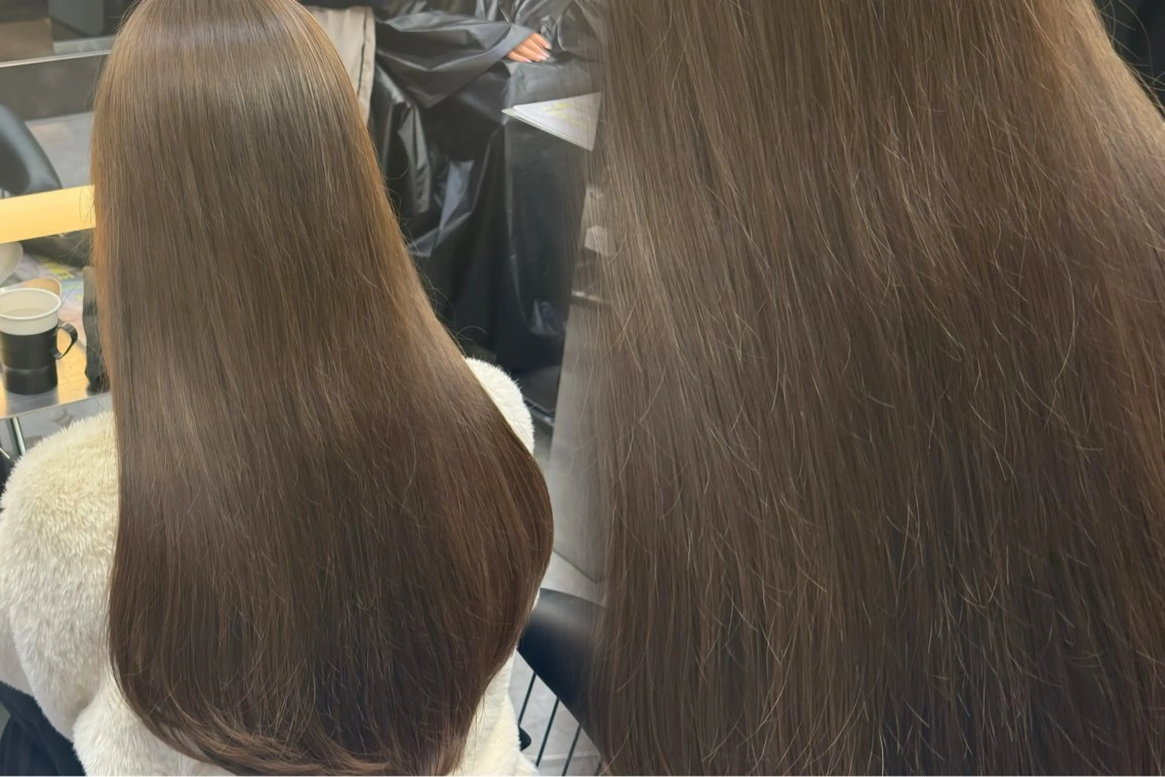 ロング カラー カット ヘアカラー トリートメント 韓国レイヤー× 艶髪 池袋/ハナ🌷のヘアスタイル