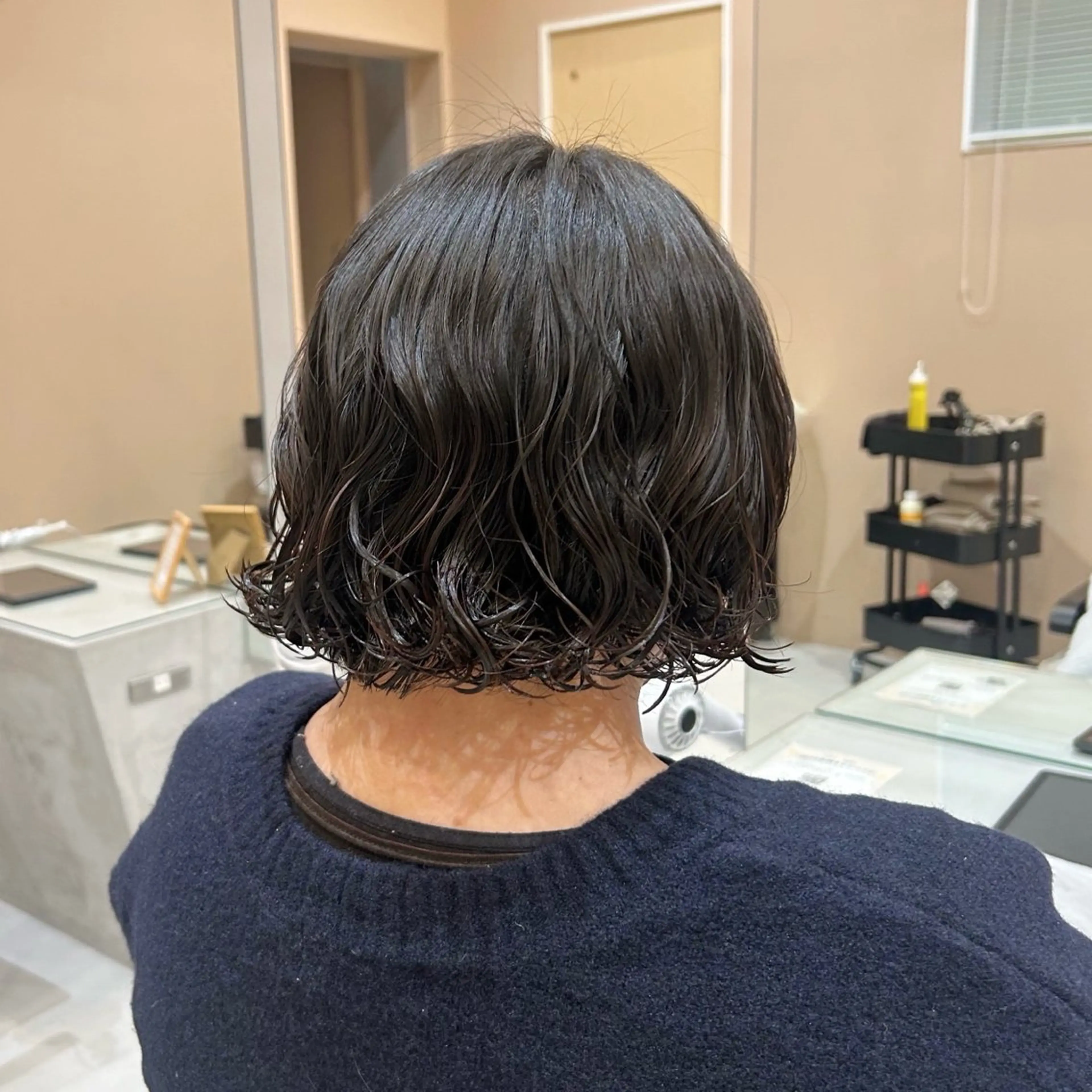 ミディアム ミディアムパーマ ボブ Gigi インターパーク 宇都宮所属・萌音 🎀 宇都宮 / インターパークのヘアスタイル