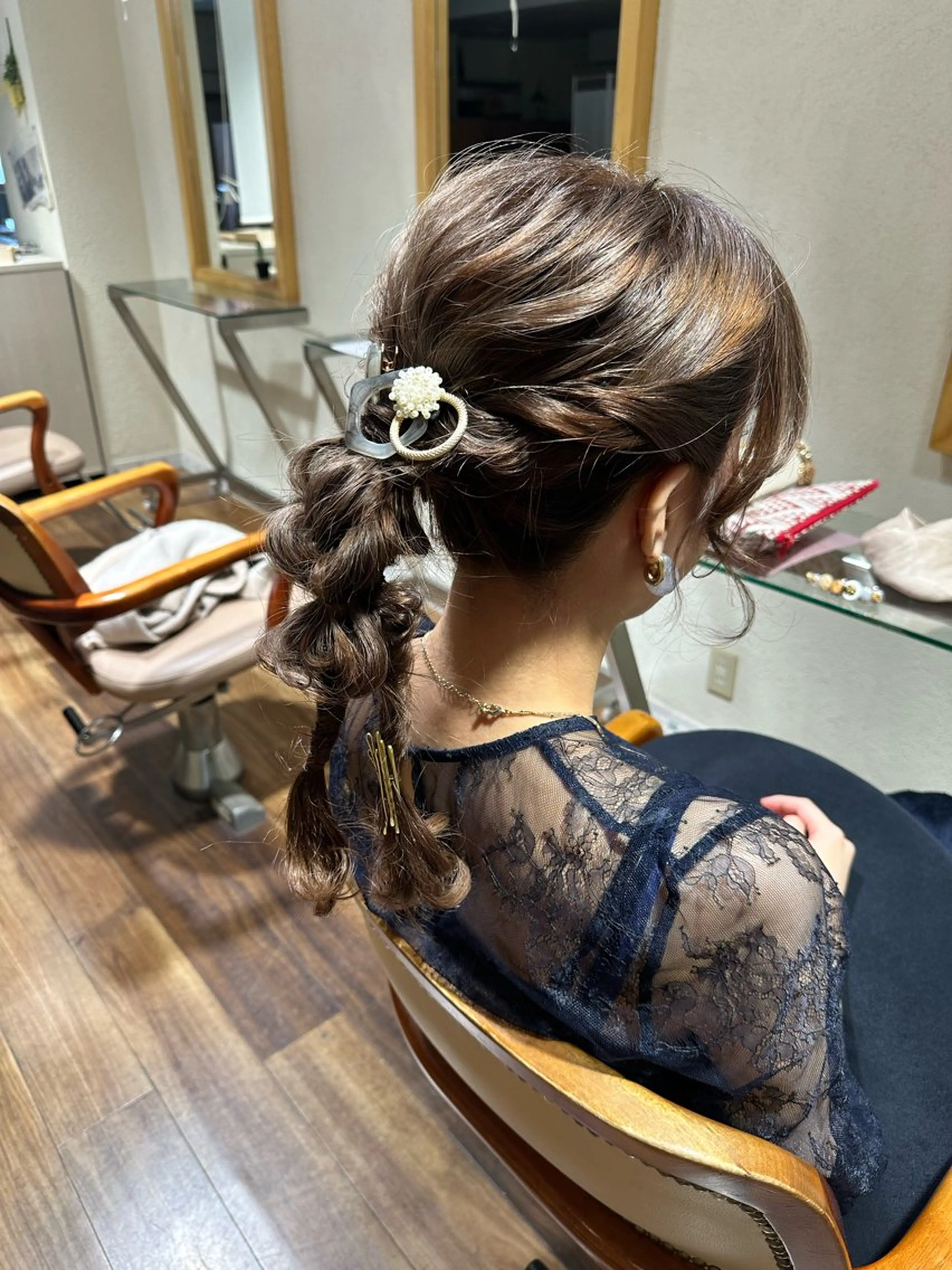 セミロング shrimp梅森坂所属・SHRIMP桐山 千苗のヘアスタイル