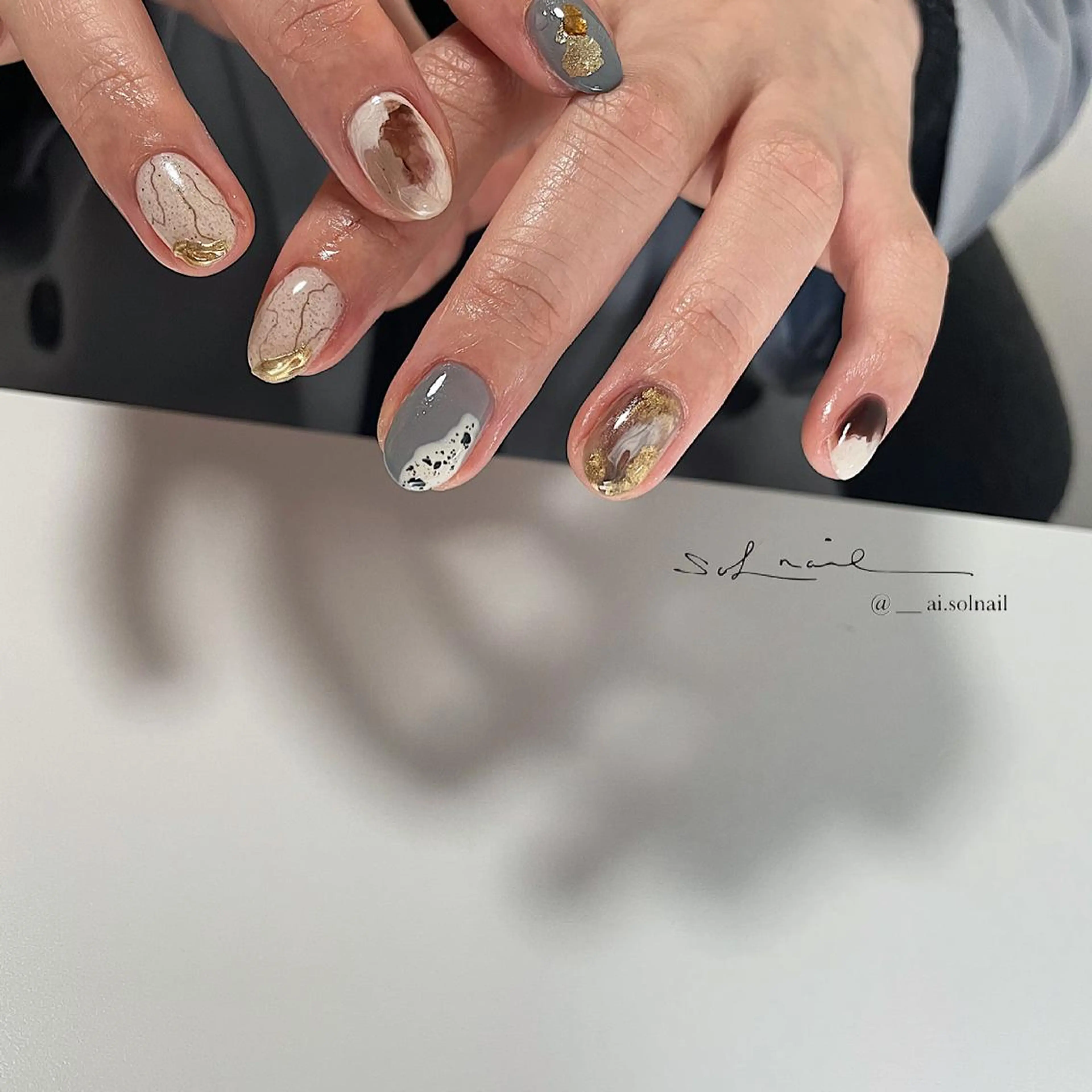 ネイル 🍃伏見 / soL nail / aiのネイルデザイン
