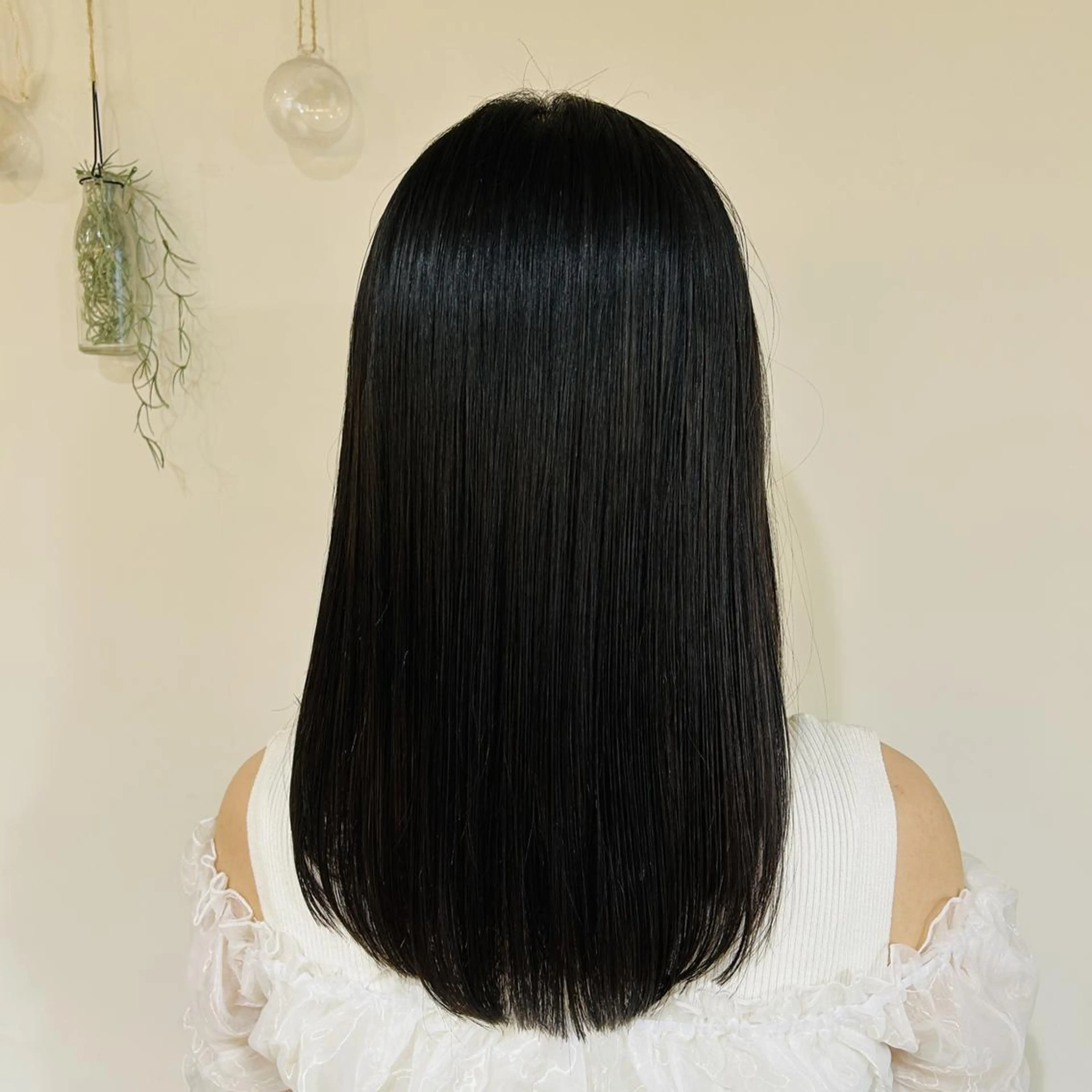 ロング 髪質改善 縮毛矯正 トリートメント カット 縮毛矯正 トリートメント Halo/長居美容室 似合わせカット/ロキのヘアスタイル