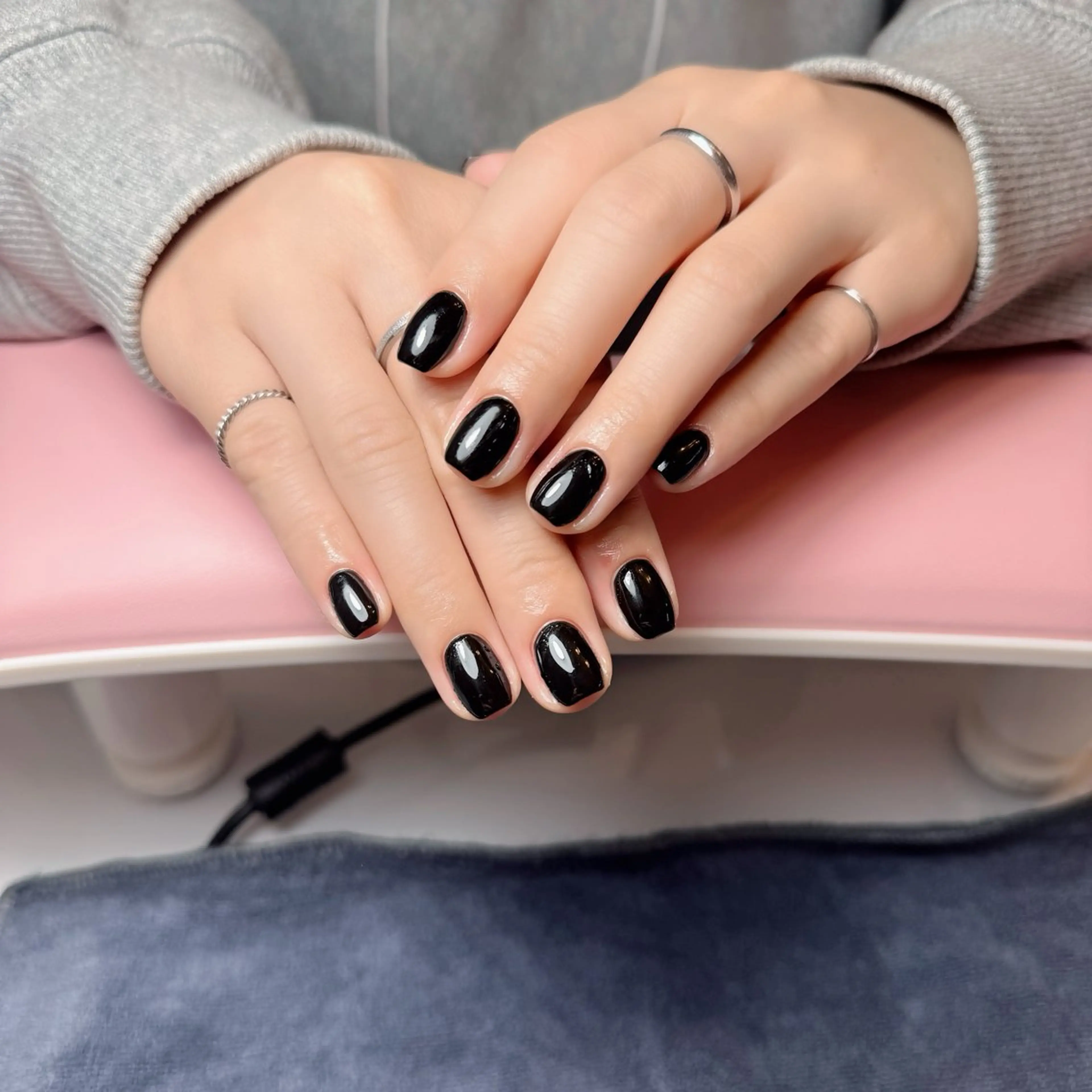 ネイル チークネイル フレンチネイル グラデーション 韓国ネイル マグネットネイル Hana nail所属・Hana Nailのネイルデザイン