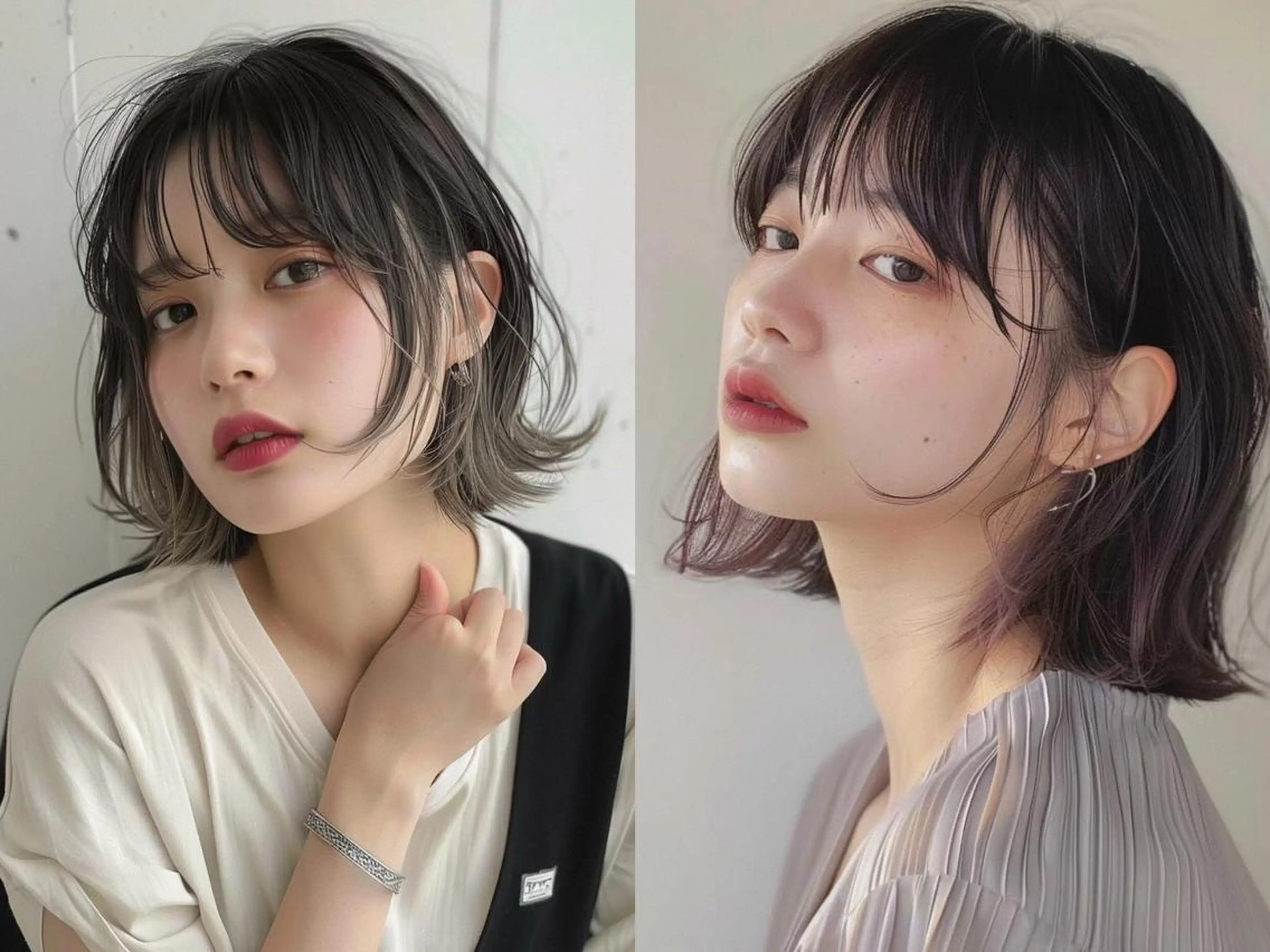 【🍒チラ見え🍒】インナーカラーorイヤリングカラー➕フルカラー➕1stepトリートメントの写真