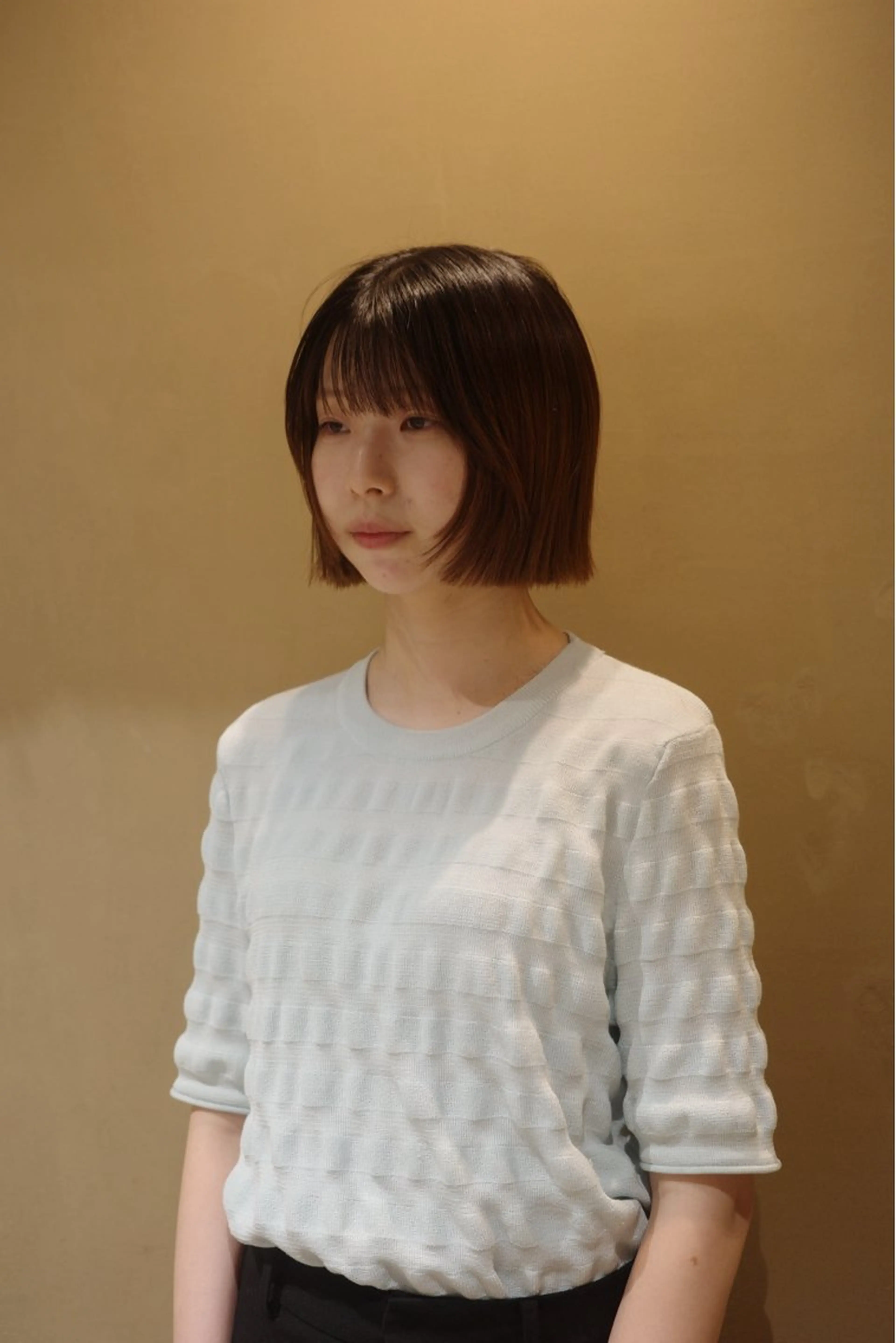 ショート 顔まわりレイヤー レイヤーカット 未 来カットモデル無料のヘアスタイル