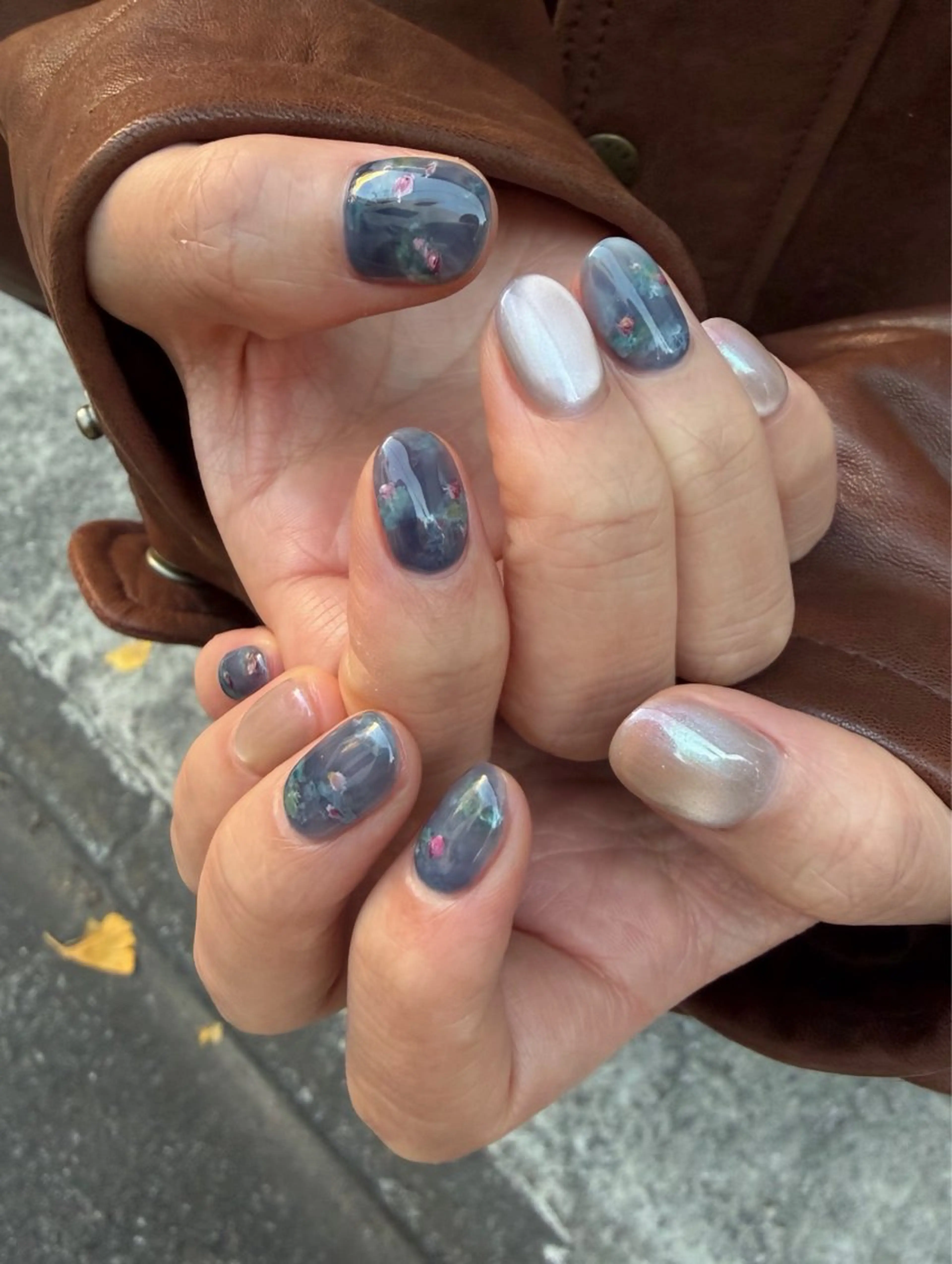 ネイル アートネイル ニュアンスネイル ハンドネイル 🌼大西洋子 laughl🌼のネイルデザイン