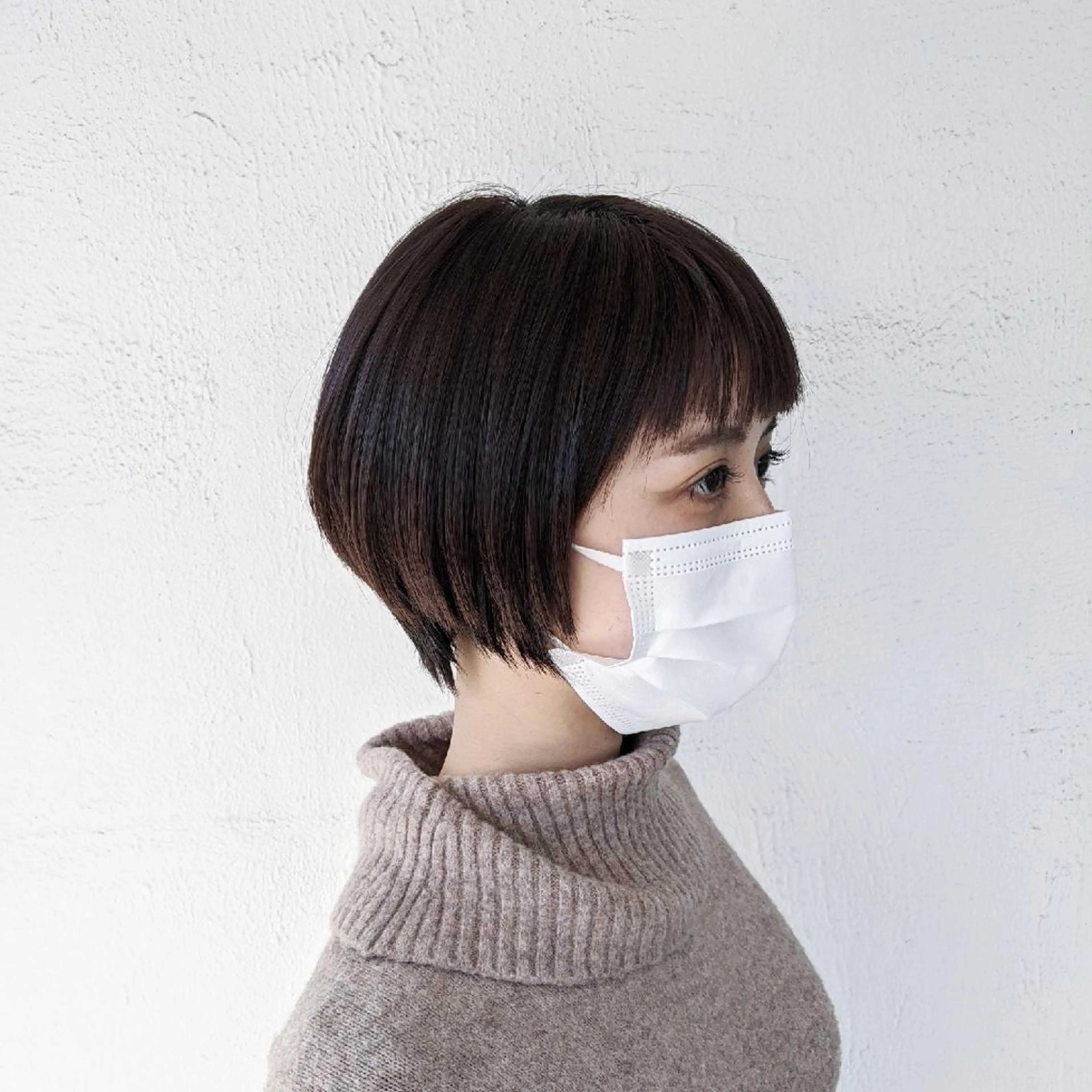 ショート 浜田りほ Luxbe 博多バスターミナルのヘアスタイル