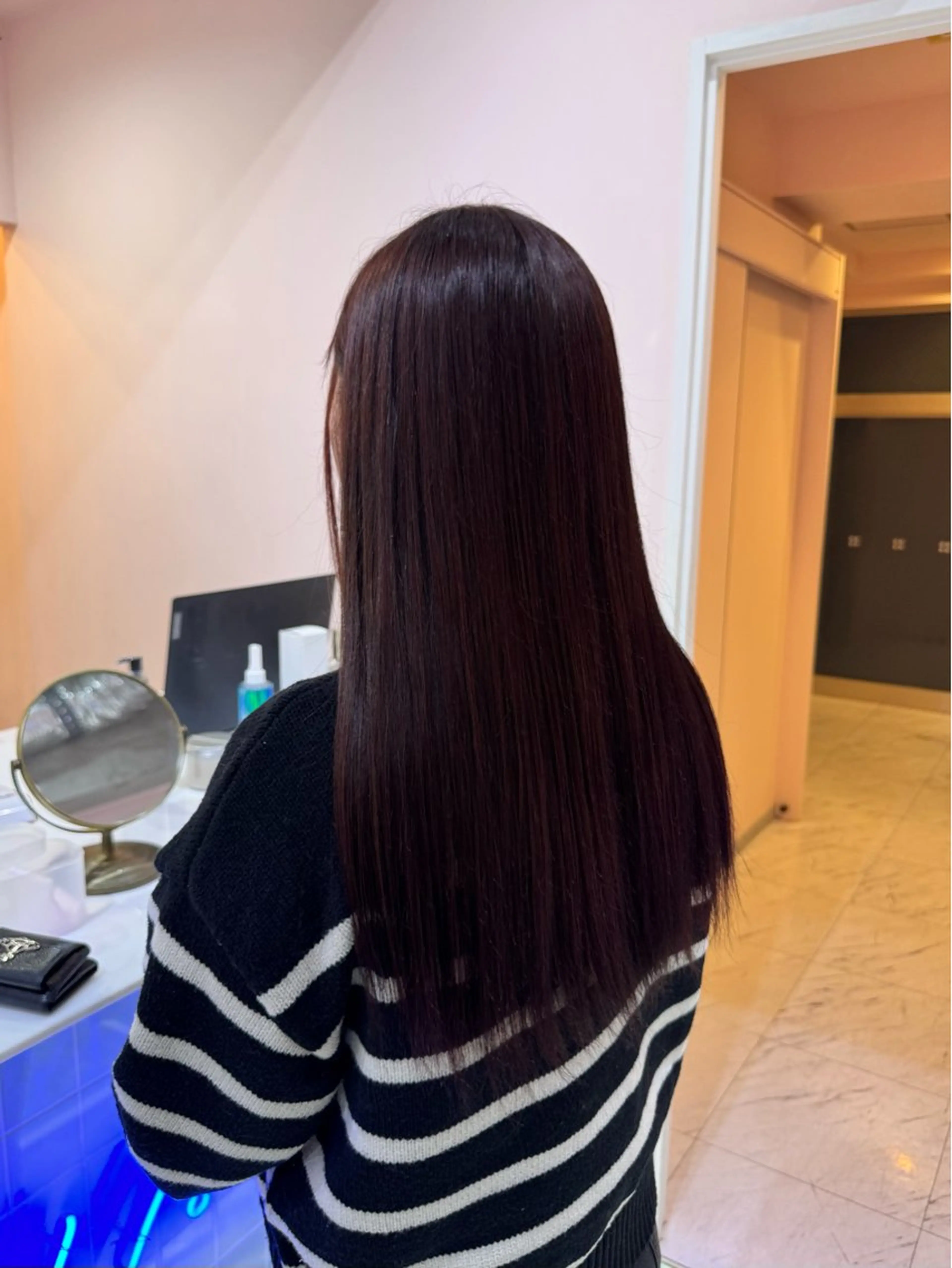 ロング カラー ヘアカラー トリートメント 高発色/デザイン ☀️toku☀️のヘアスタイル