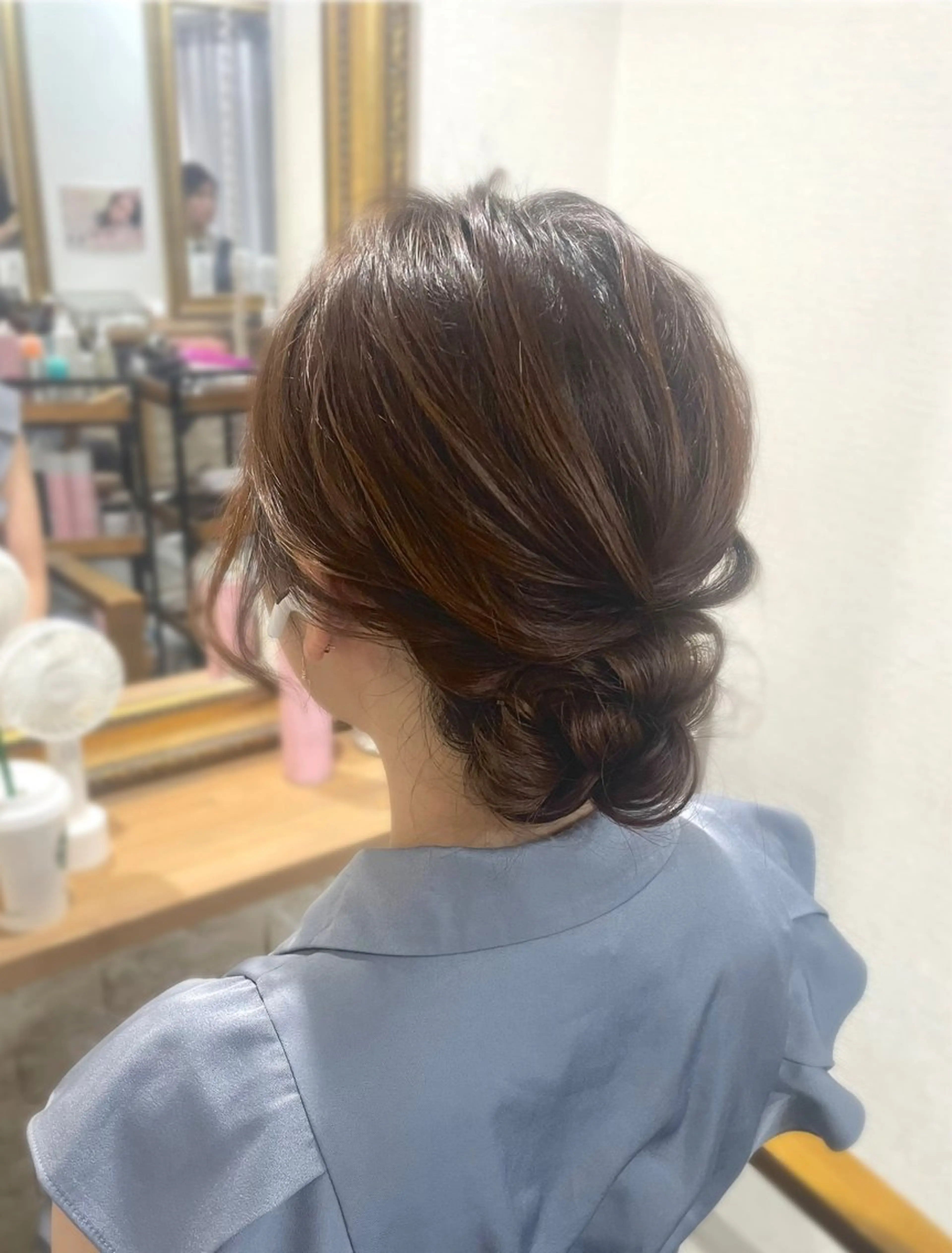 ロング ヘアアレンジ セットサロンCURE YUKIOKAのマツエク・マツパデザイン