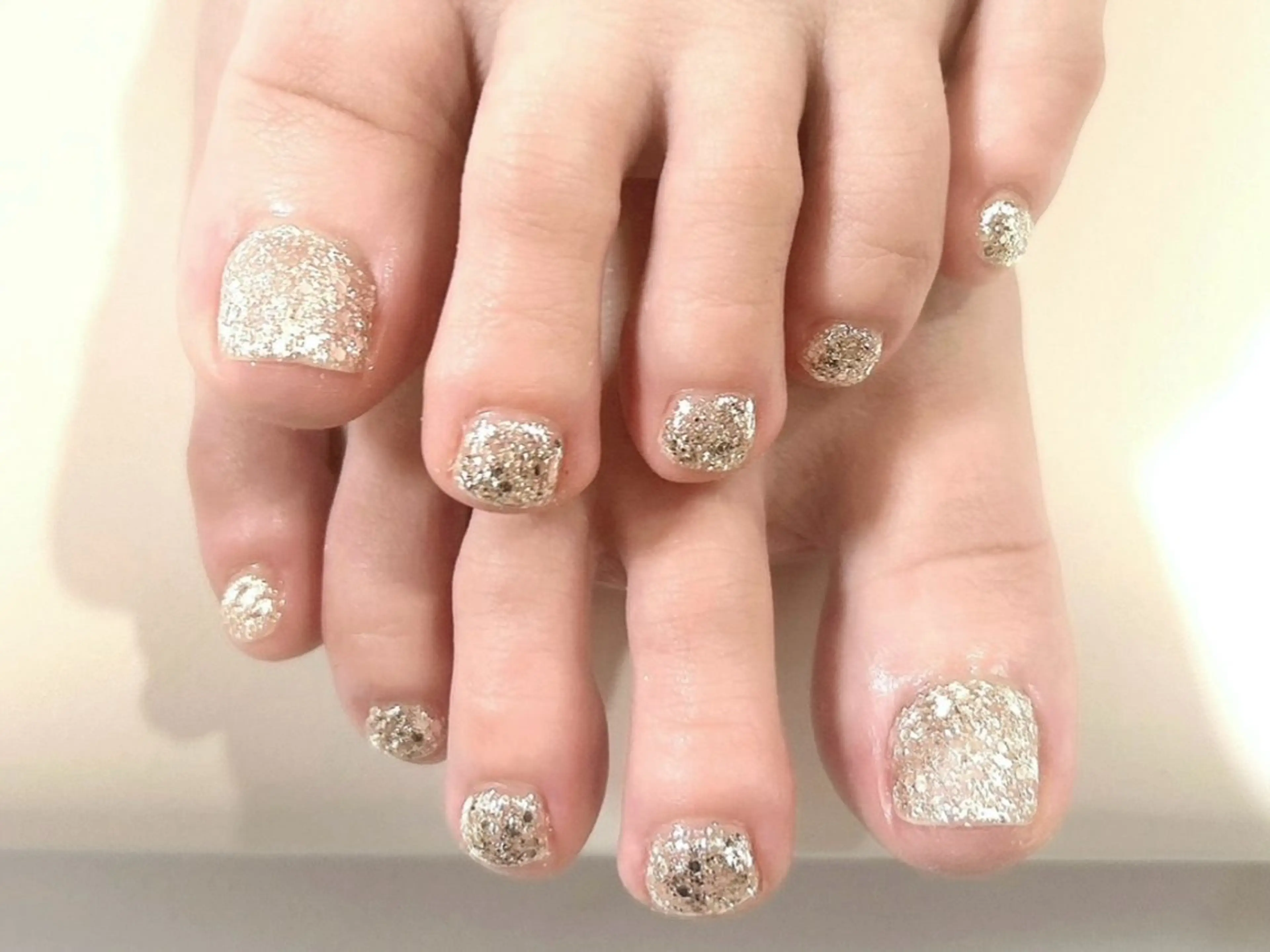 🫧モデル価格【オフ込】フット フラッシュネイルの写真