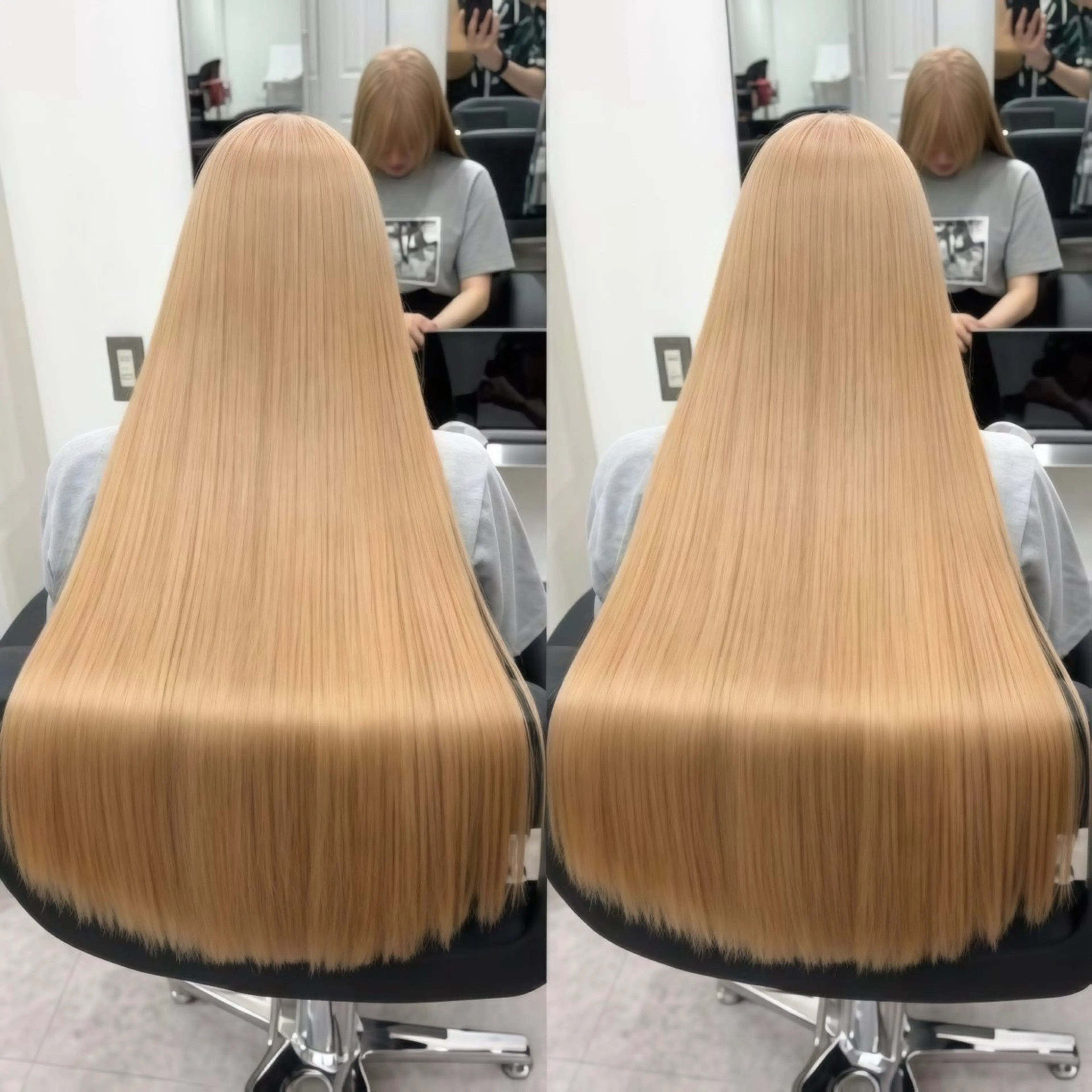 ロング 縮毛矯正 D.I.E.V.A銀座  艶髪/美髪髪質改善＆トリートメント【ディーバ】所属・透明感カラー🤍/ 髪質改善🖤airiのヘアスタイル