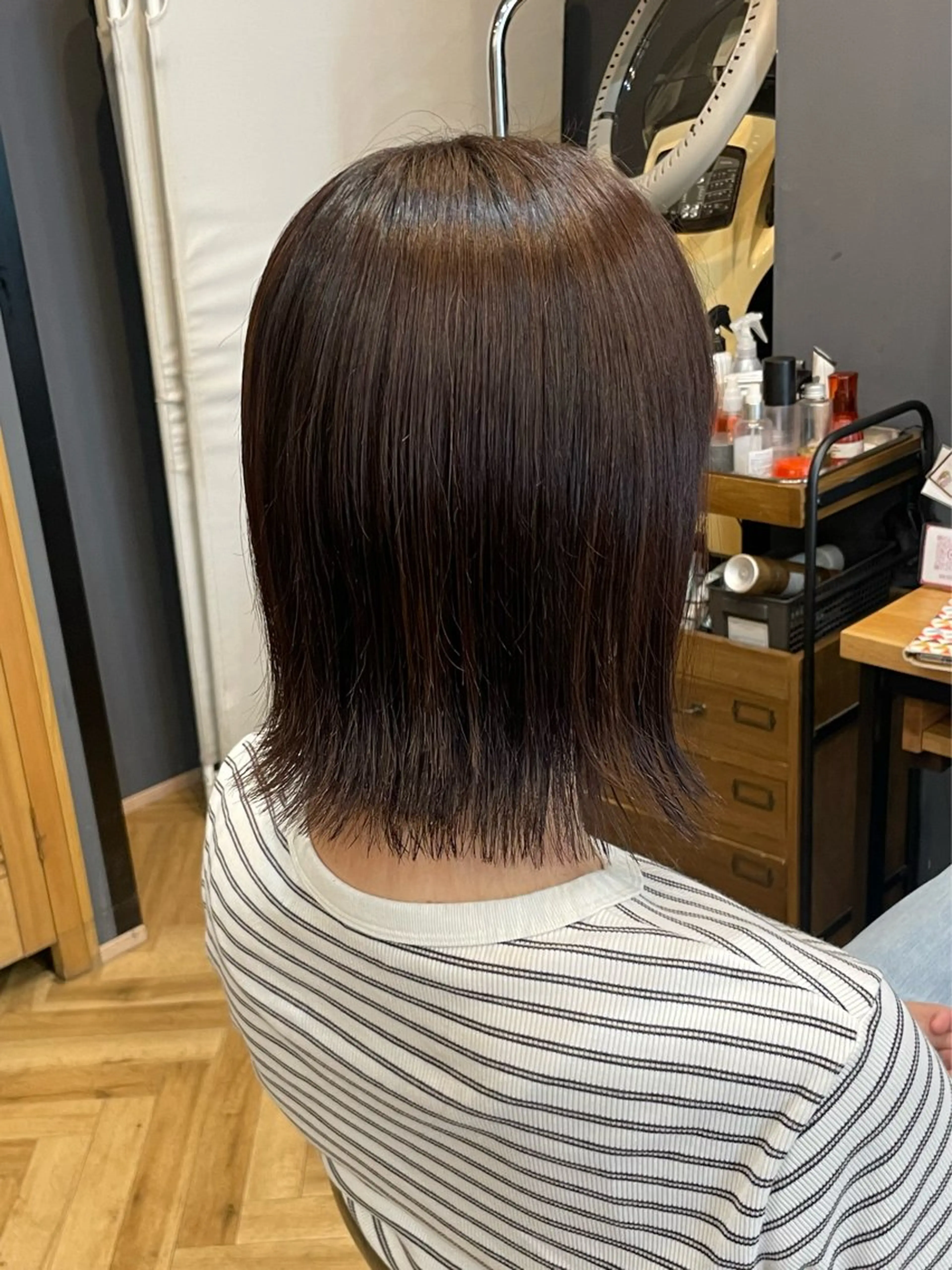 ショート 似合わせカット 鎌取/透明感カラー /ボブ/顔まわりのヘアスタイル