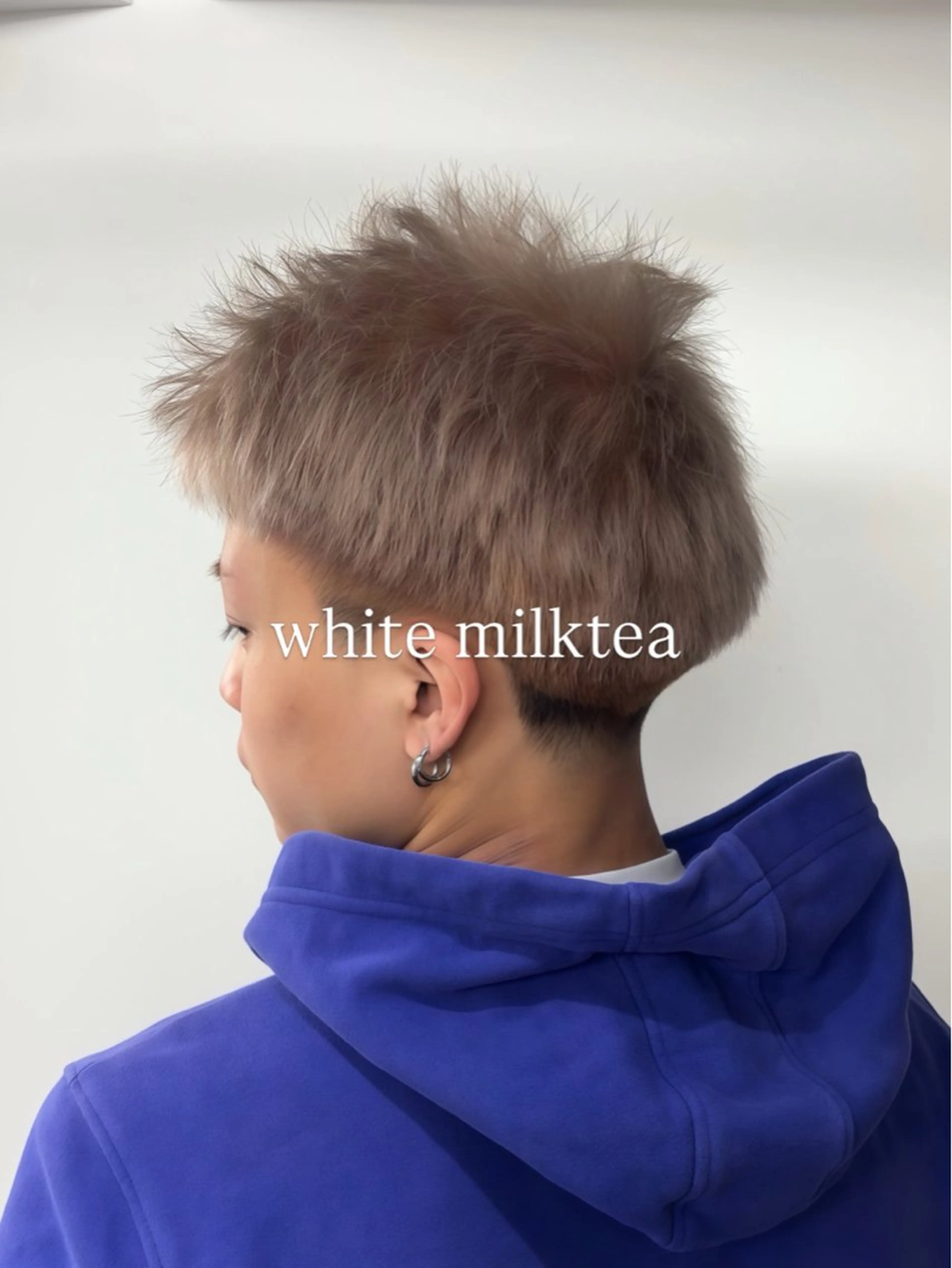 カラー ベージュカラー ブリーチ 透明感カラー ハイトーンカラー ホワイトベージュ ヘアカラー 新宿/ハイトーン /透明感カラー/ガクのヘアスタイル