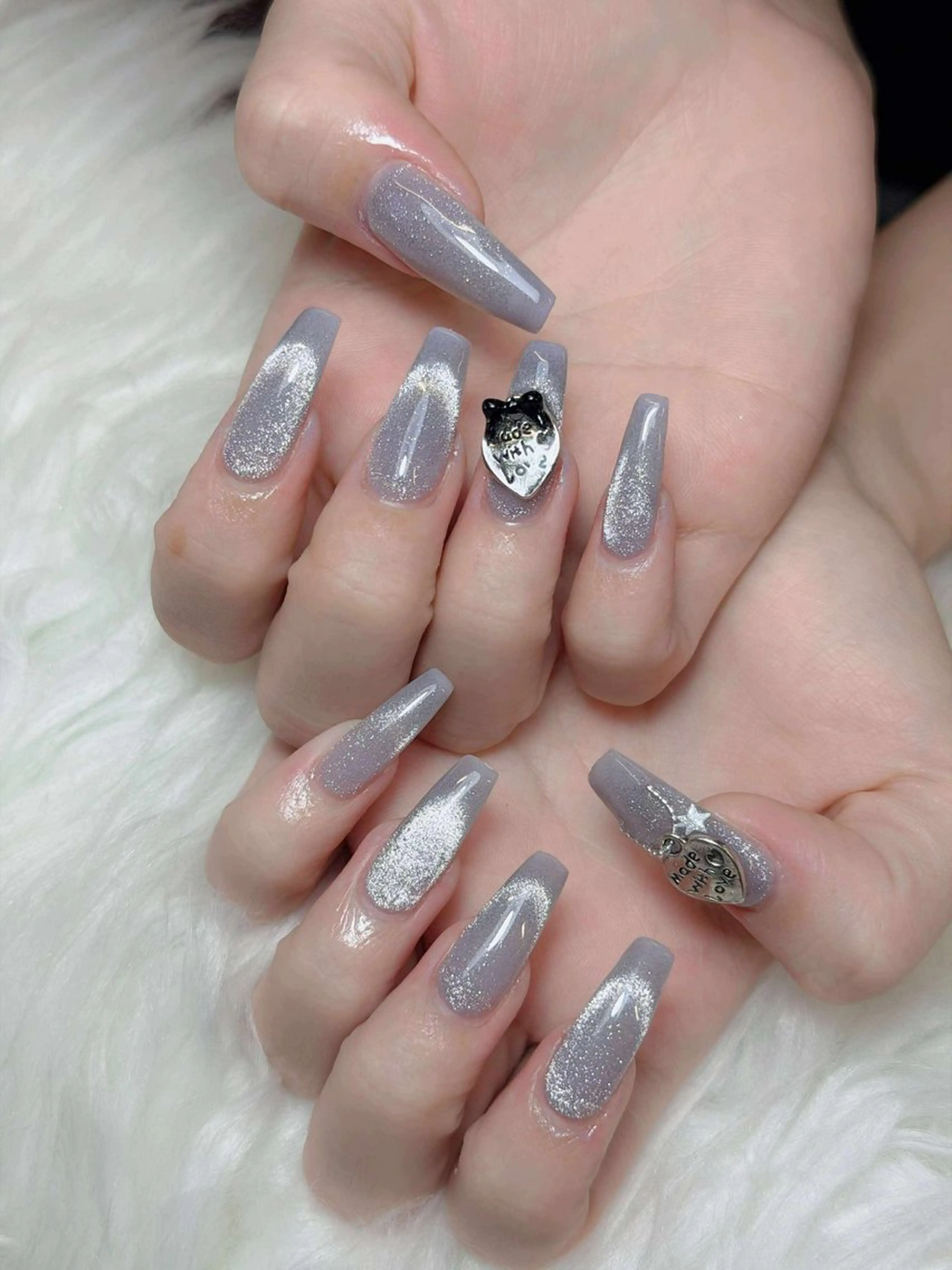 ネイル オーロラネイル チークネイル フットネイル フレンチネイル 韓国ネイル ハンドネイル Lumi Nailのネイルデザイン