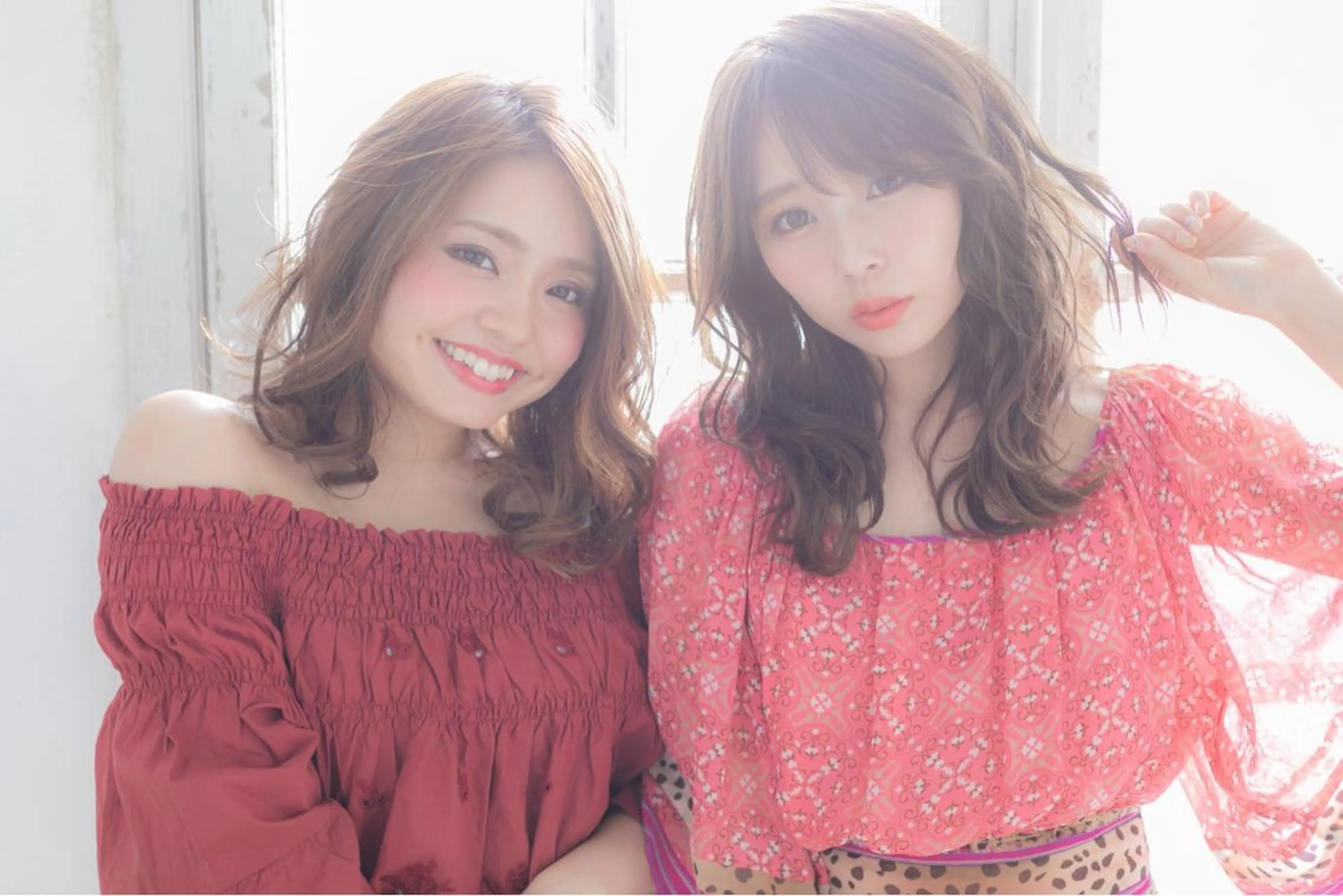 セミロング カラー パーマ ヘアアレンジ メンズ 川上 有香のヘアスタイル