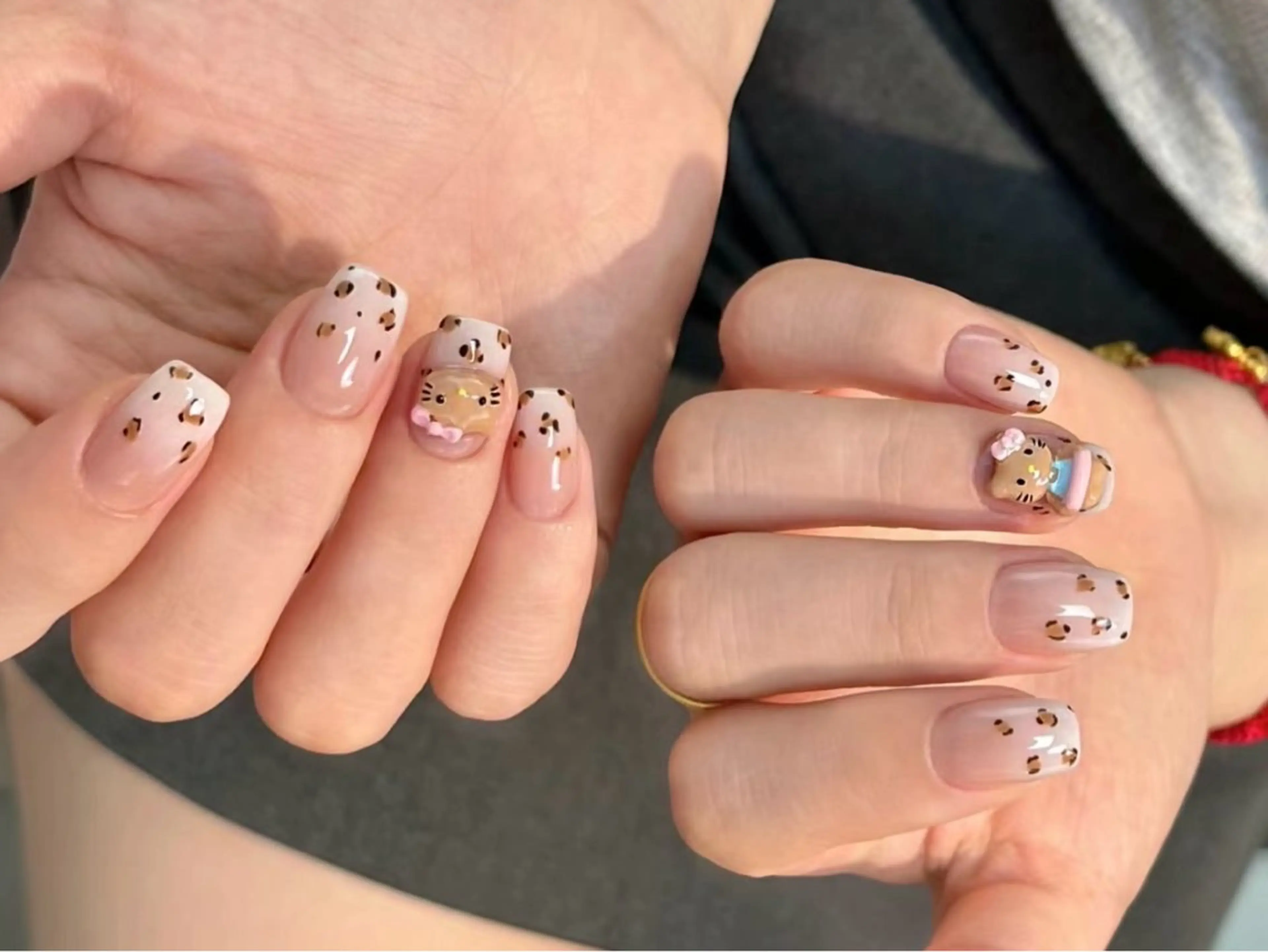 ネイル オーロラネイル 長さ出し フレンチネイル ジェルネイル ガラスフレンチ ハンドネイル Rela・S NAILのネイルデザイン