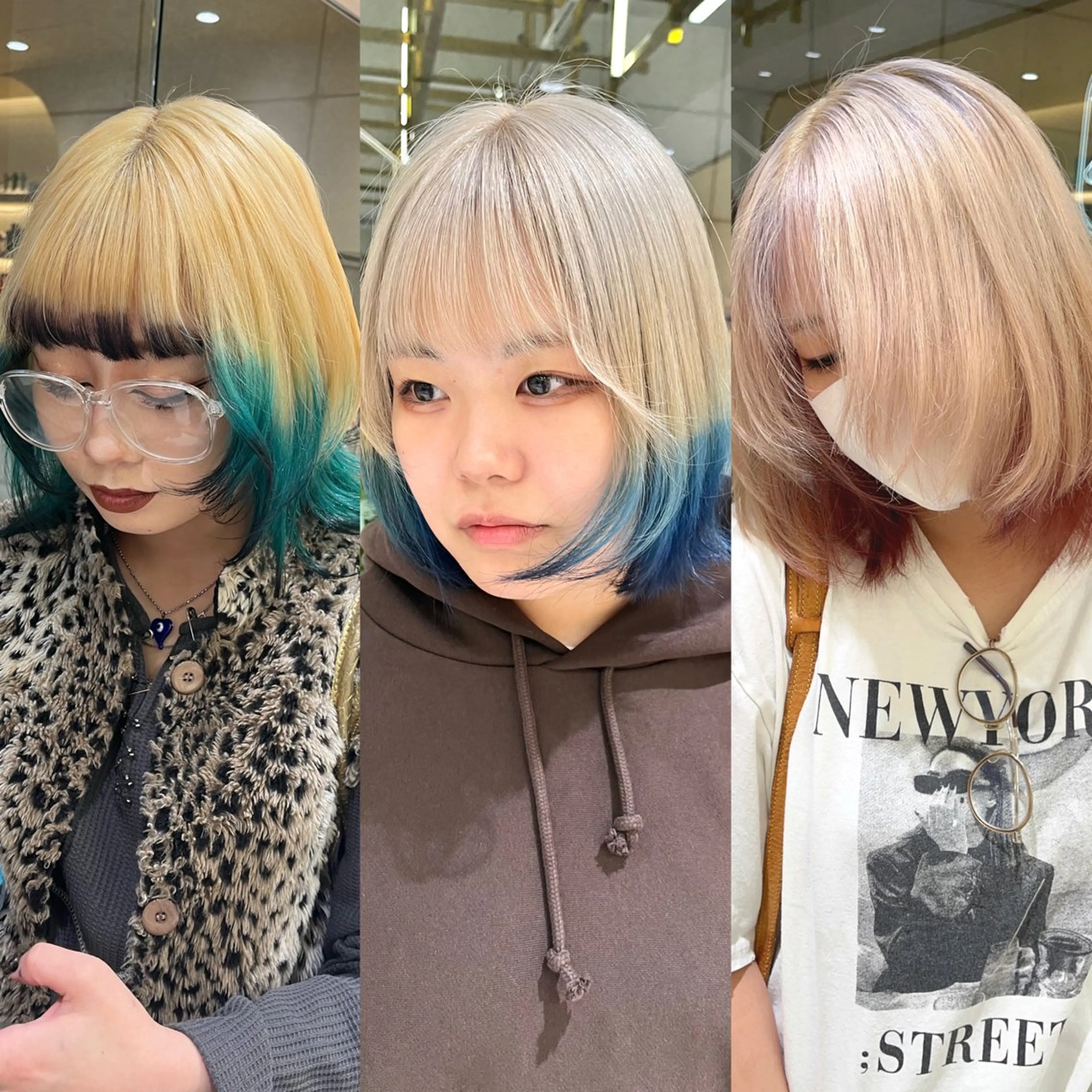 🎟オススメNo.1🎟艶髪ハイトーンクーポン➰🎀🤍カット＋ダブルカラー＋髪質改善トリートメントの写真