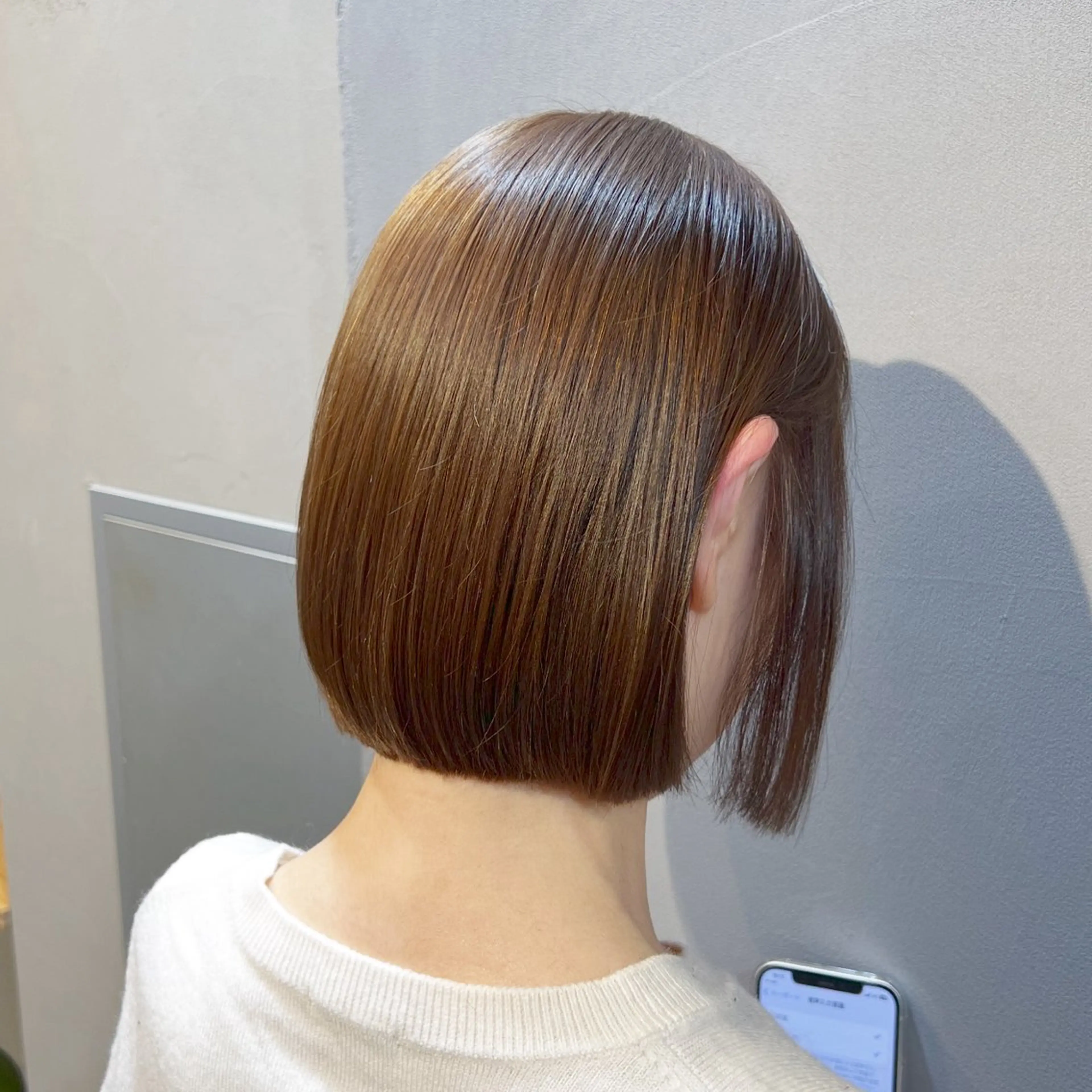 ショート カラー ボブ 神戸ボブ✂️ ioe三宮/田 伸佳のヘアスタイル