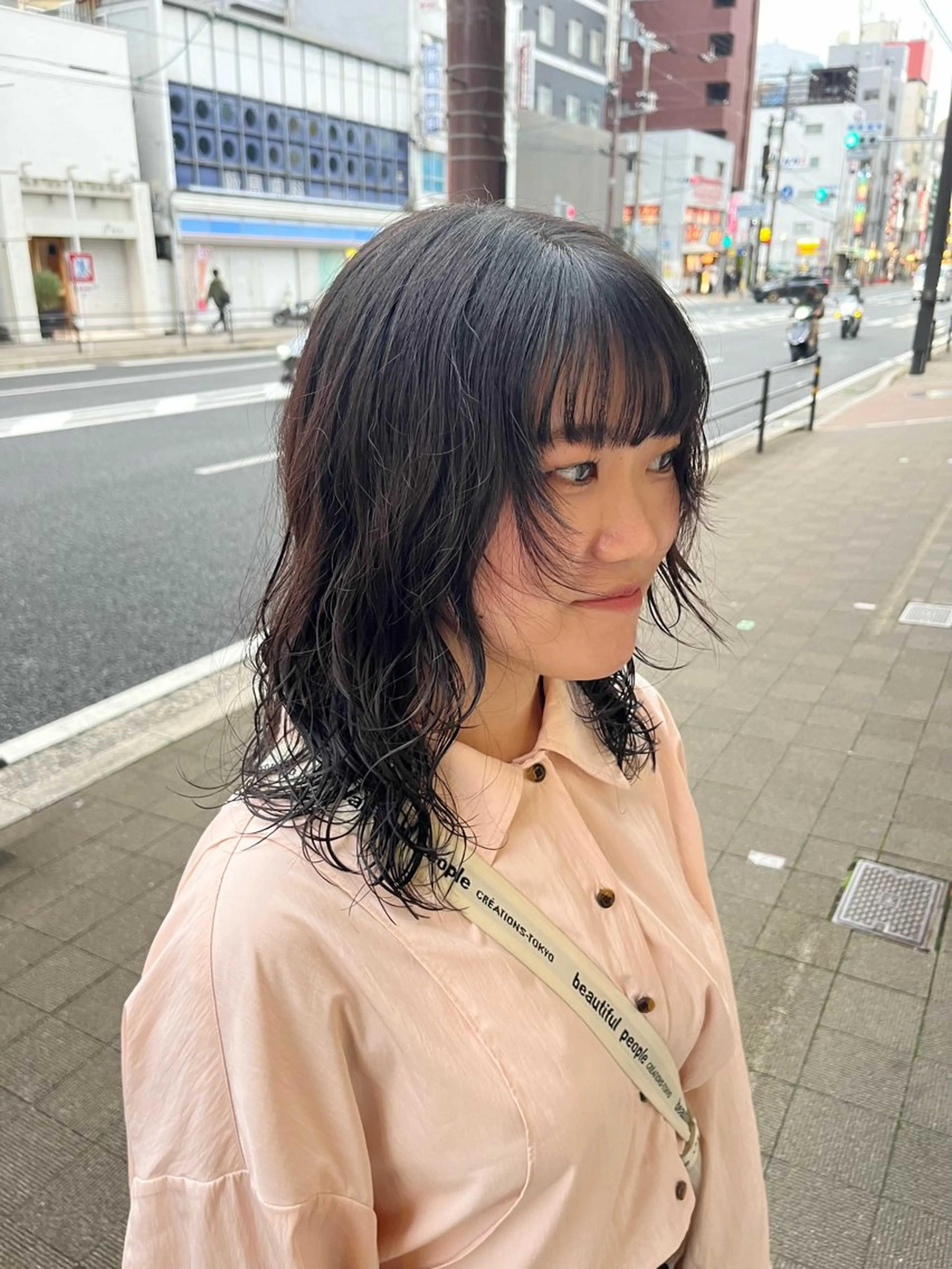 ミディアム パーマ カット FERIA  梅田所属・FERIA 梅田 🍁竹田 誠 🍁のヘアスタイル