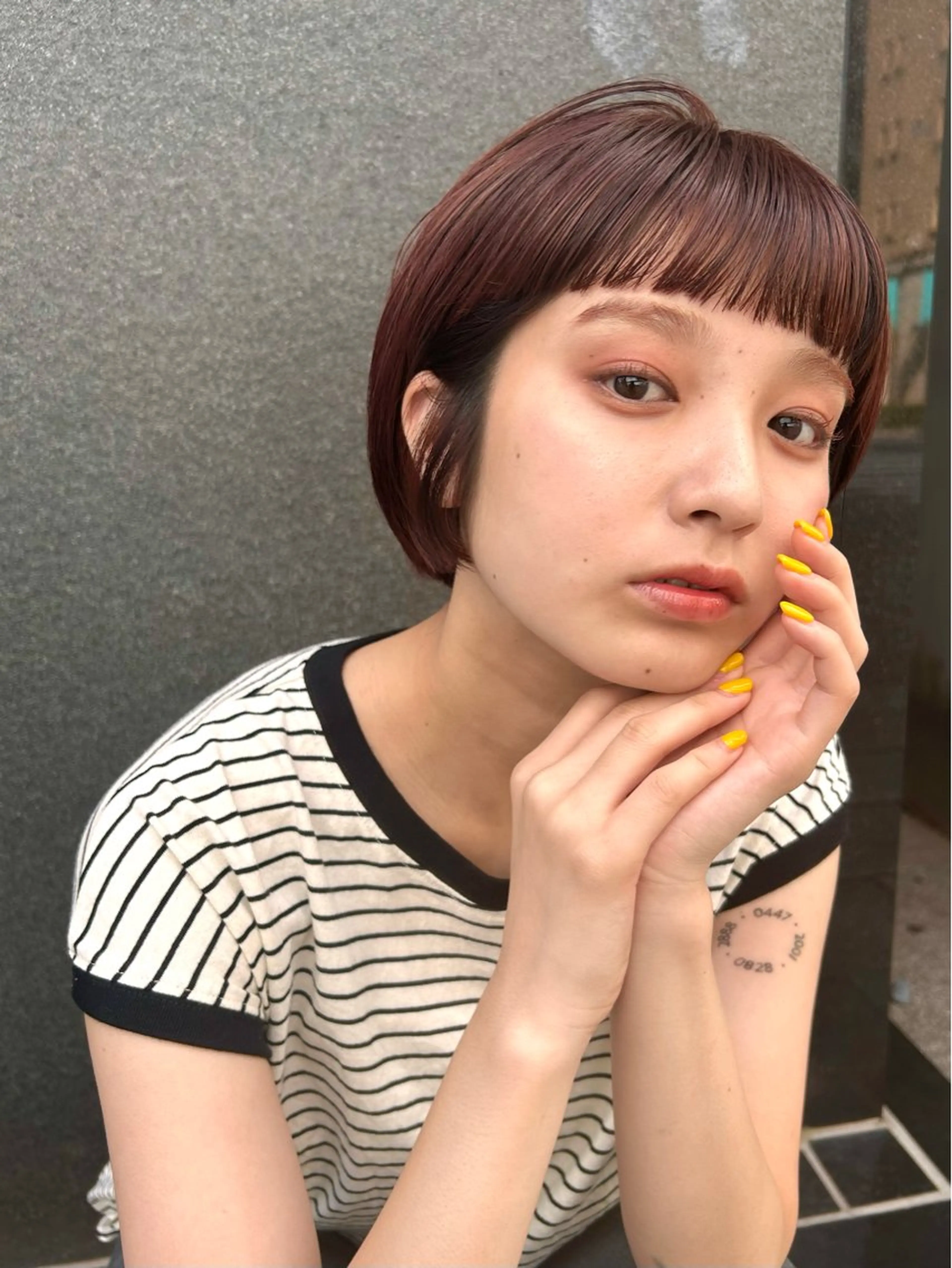 ショート カラー ブラウンカラー 透明感/ダブルカラー /kazui🐈のヘアスタイル