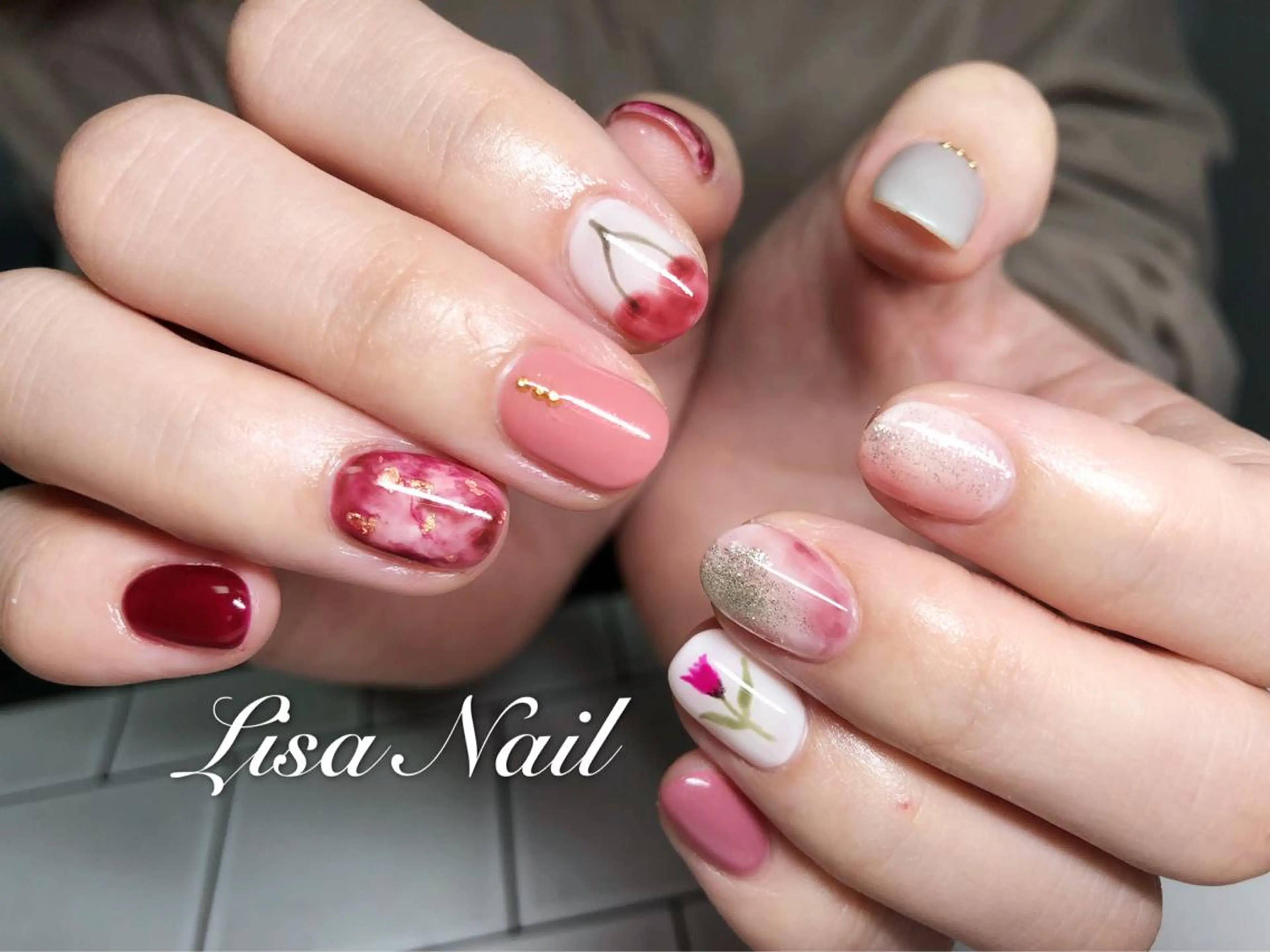 ネイル 🎀 RI🎀のネイルデザイン