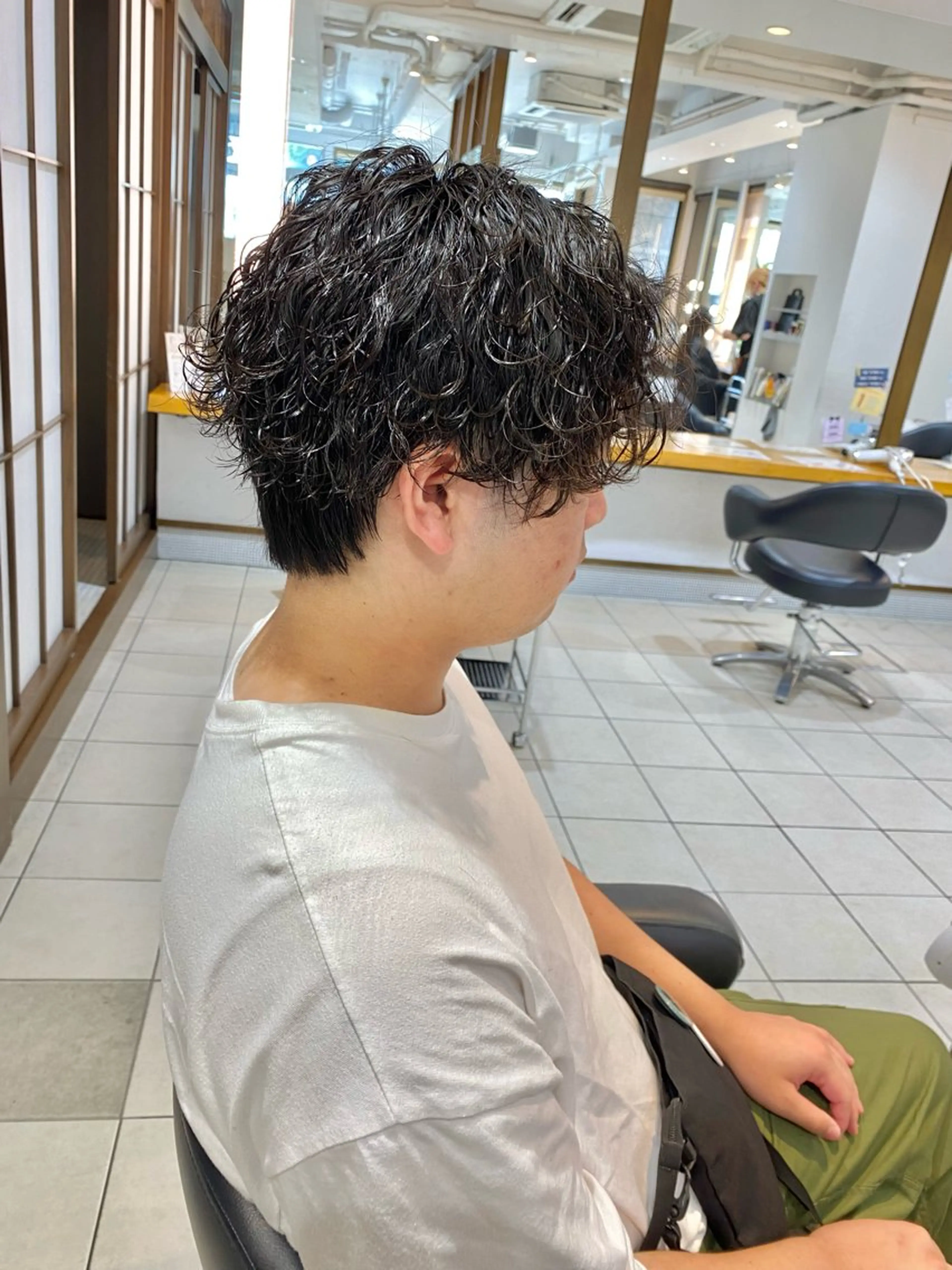 ショート パーマ 山田勇真 ボブ/縮毛矯正/金山のヘアスタイル