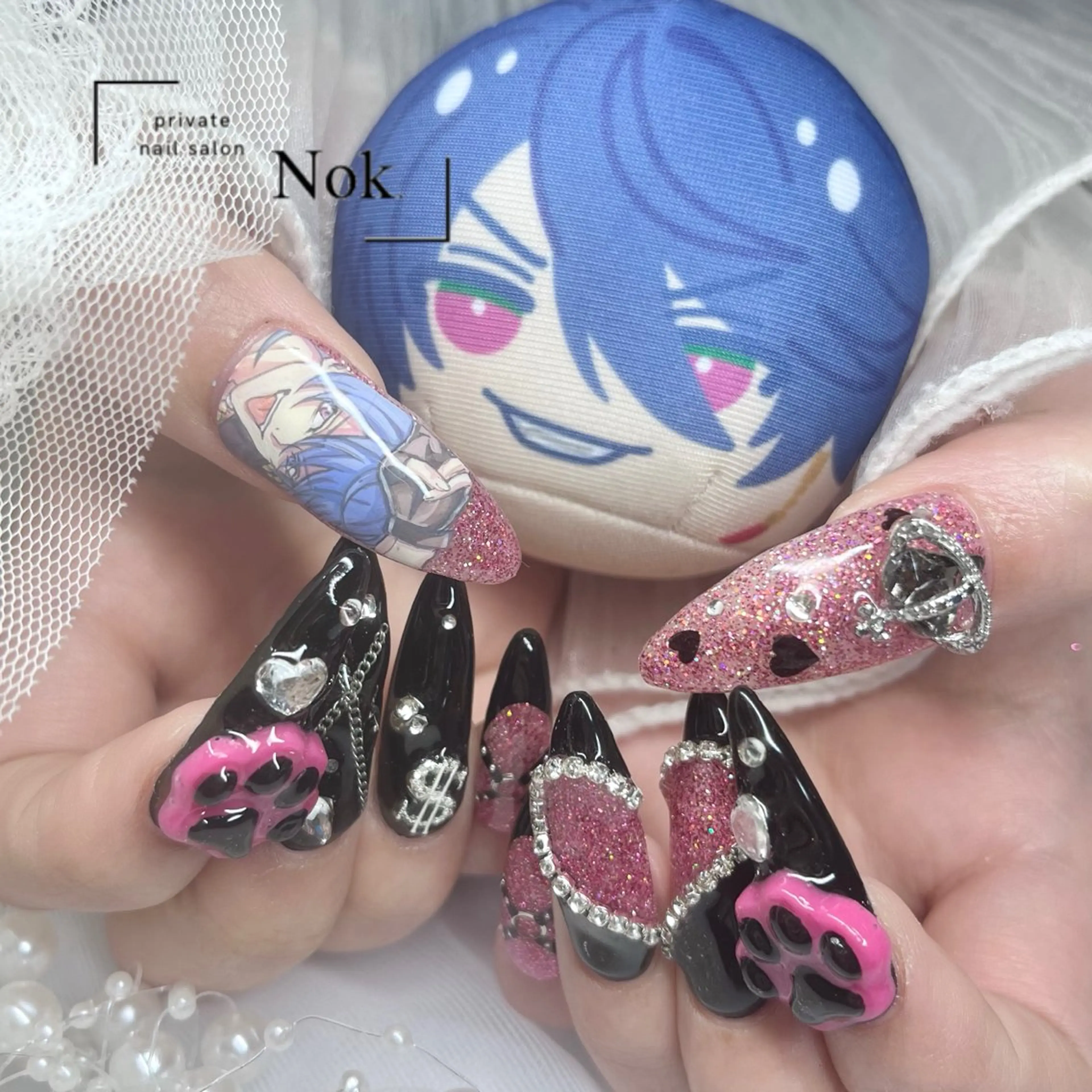 ネイル ハンドネイル 池袋痛ネイル Nok. 渡辺のネイルデザイン