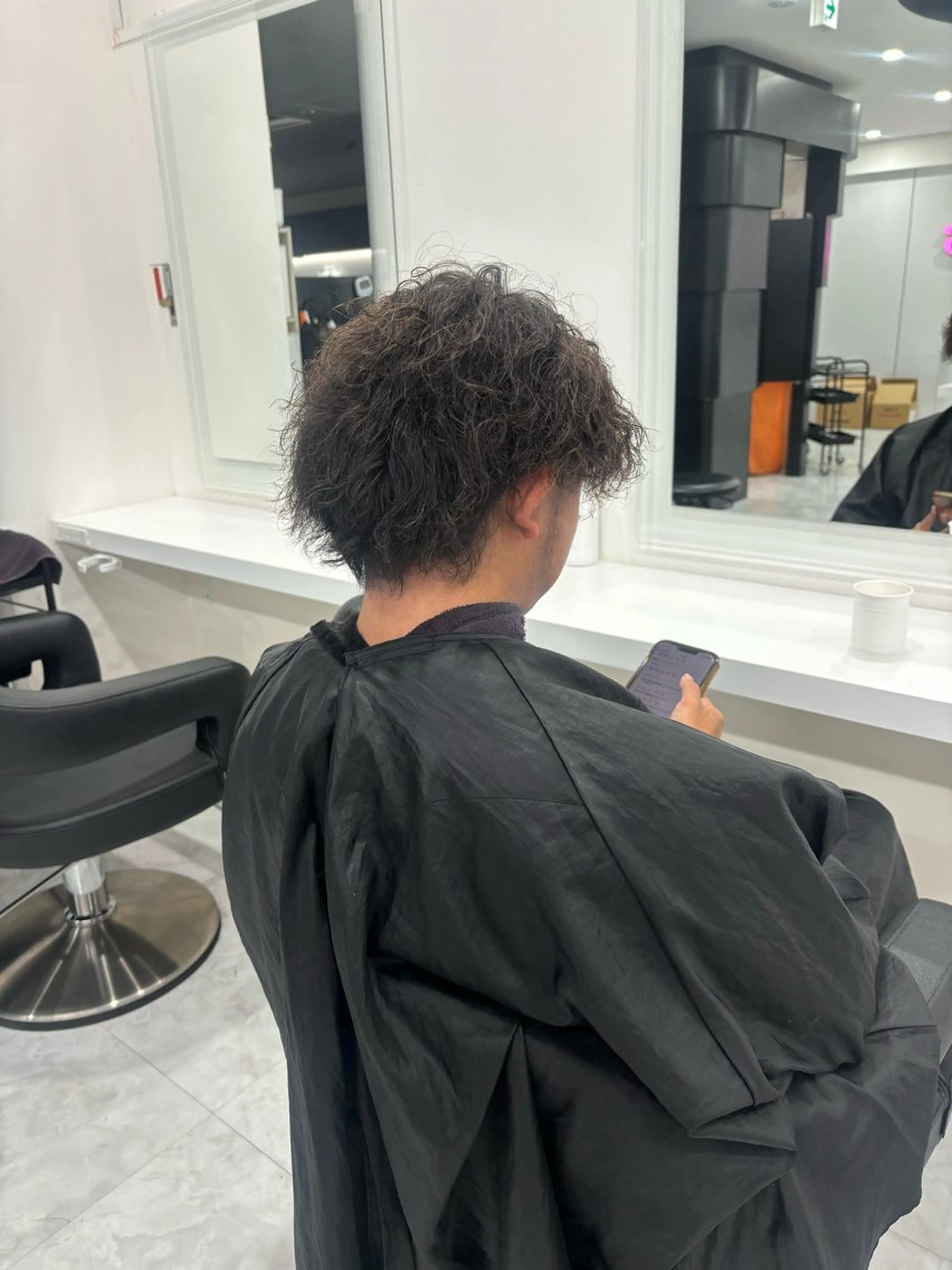 メンズ カット まろっと艶感ブラウン ベージュ🤍まなかのヘアスタイル