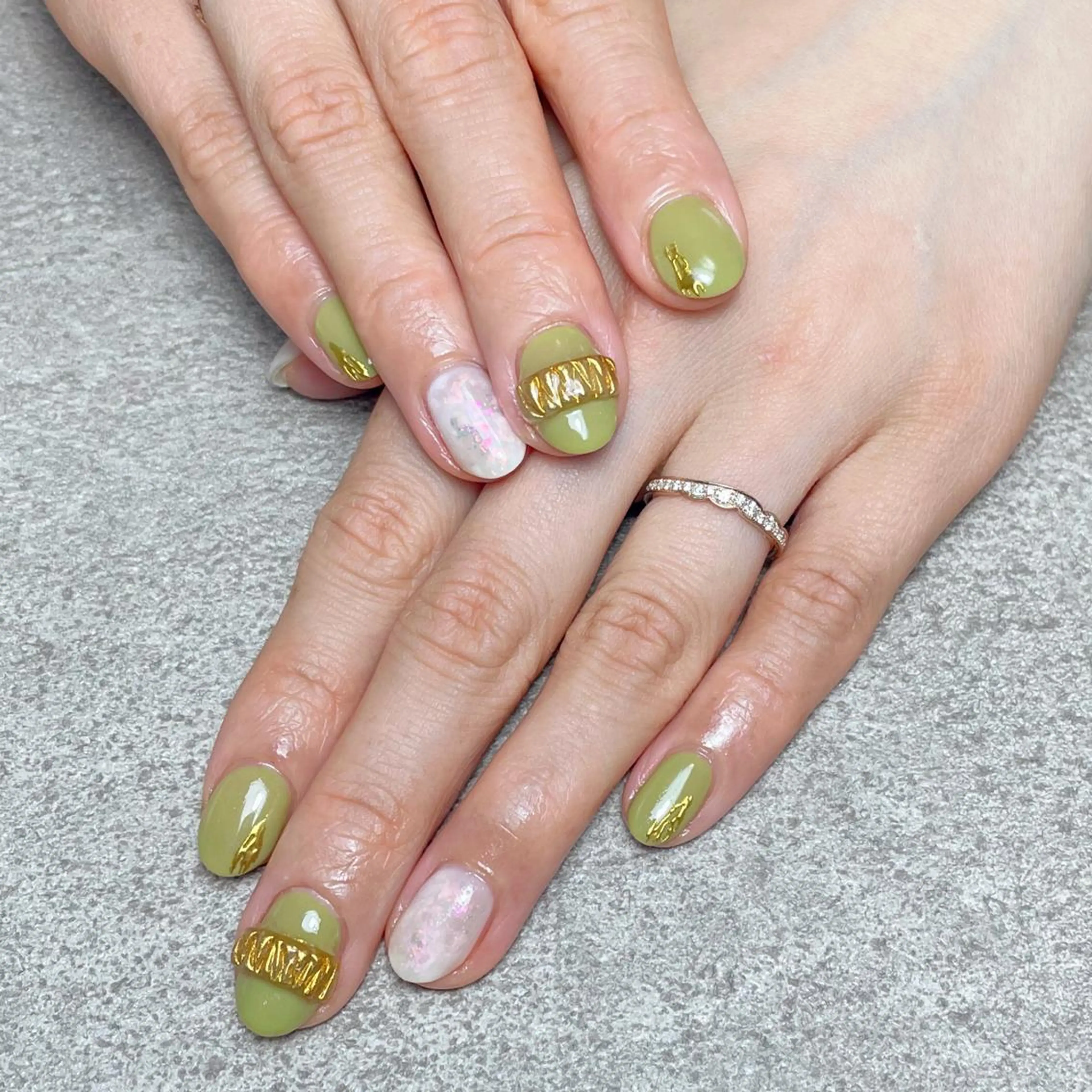 ネイル クリアネイル nailroom DIASOMNIAのネイルデザイン