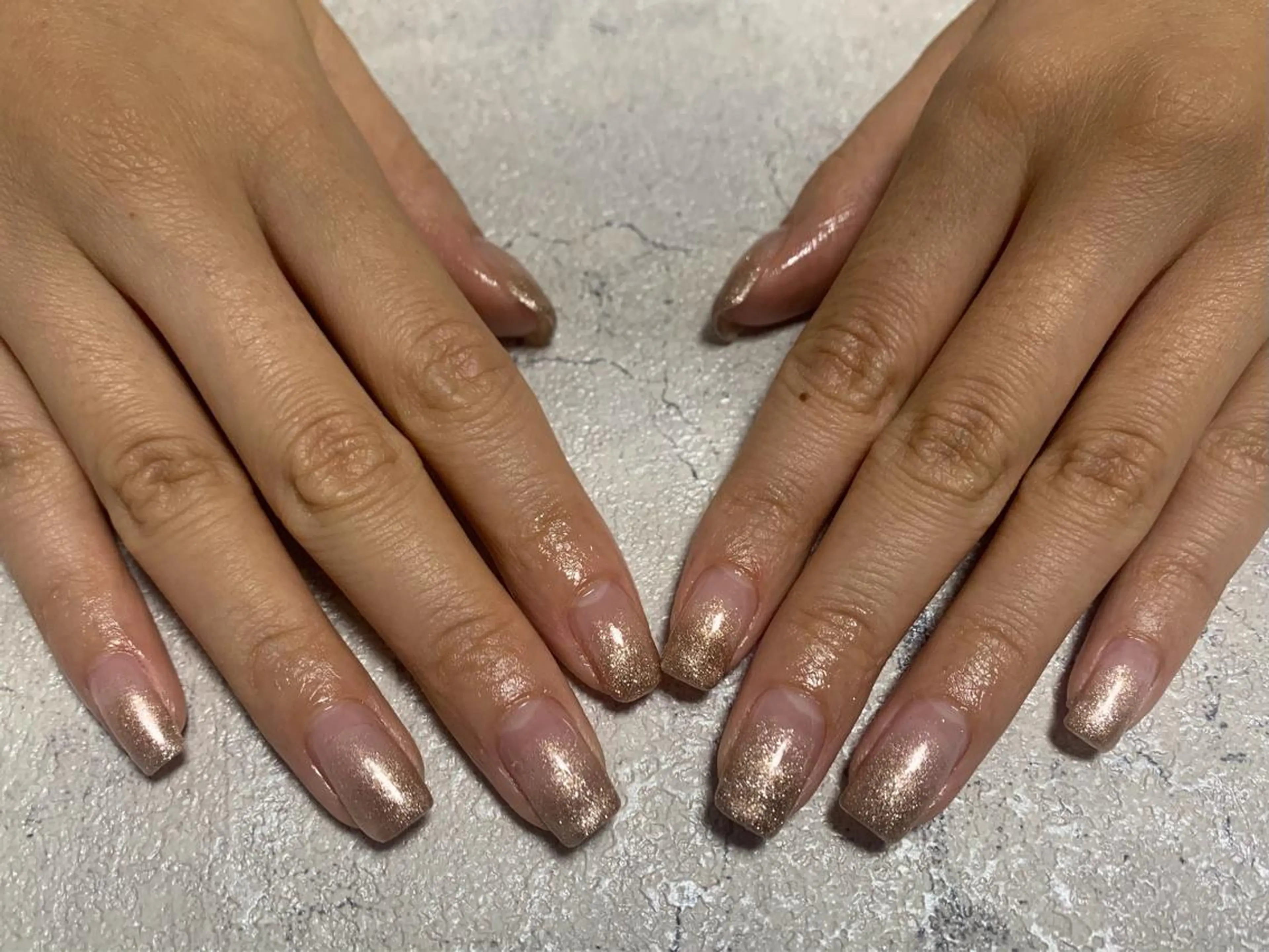 ネイル ラメ(グリッター) ラメグラデーション kikinail 溝の口のネイルデザイン