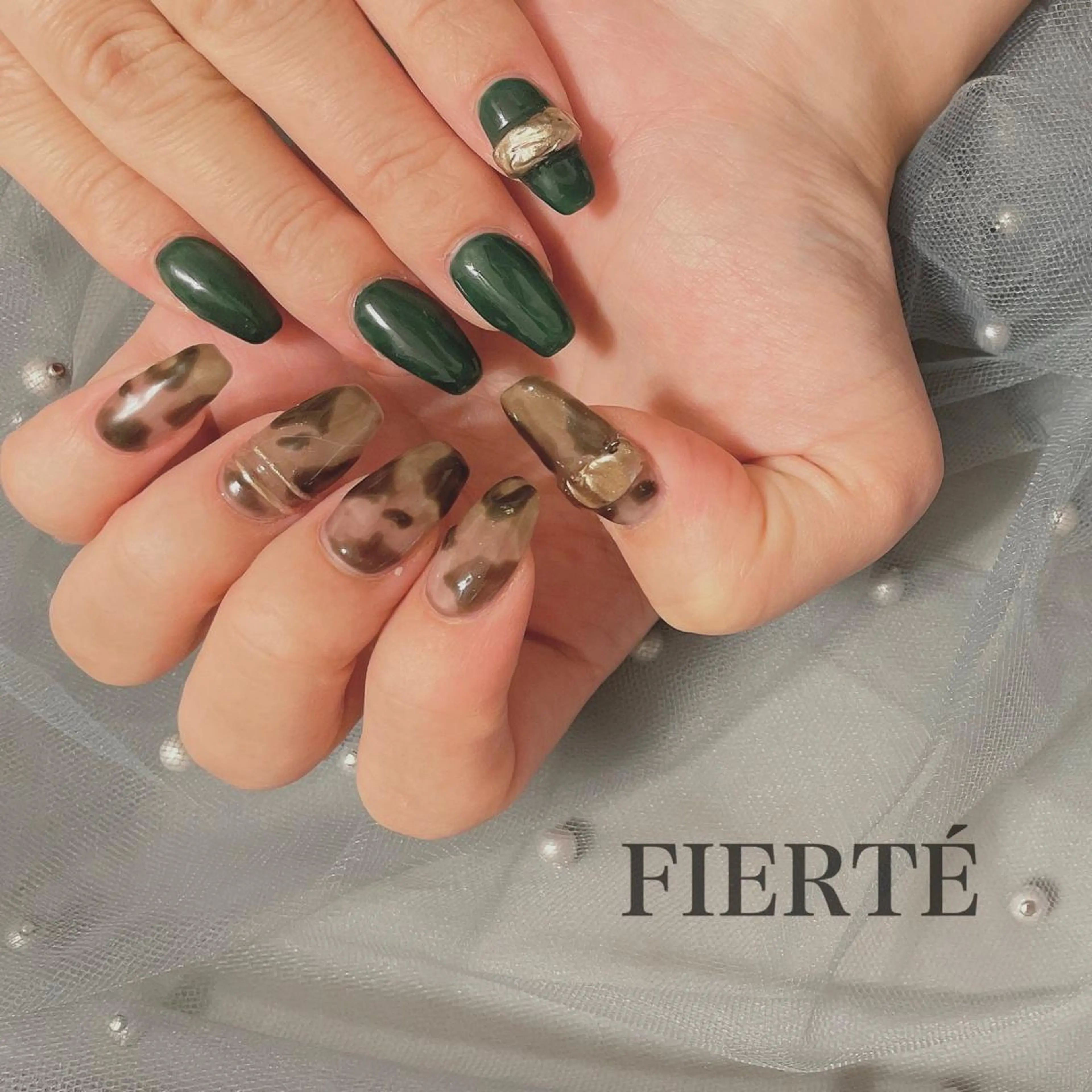 ネイル アニマル柄 ハンドネイル FIERTÉ所属・FIERTÉ Miyuのネイルデザイン