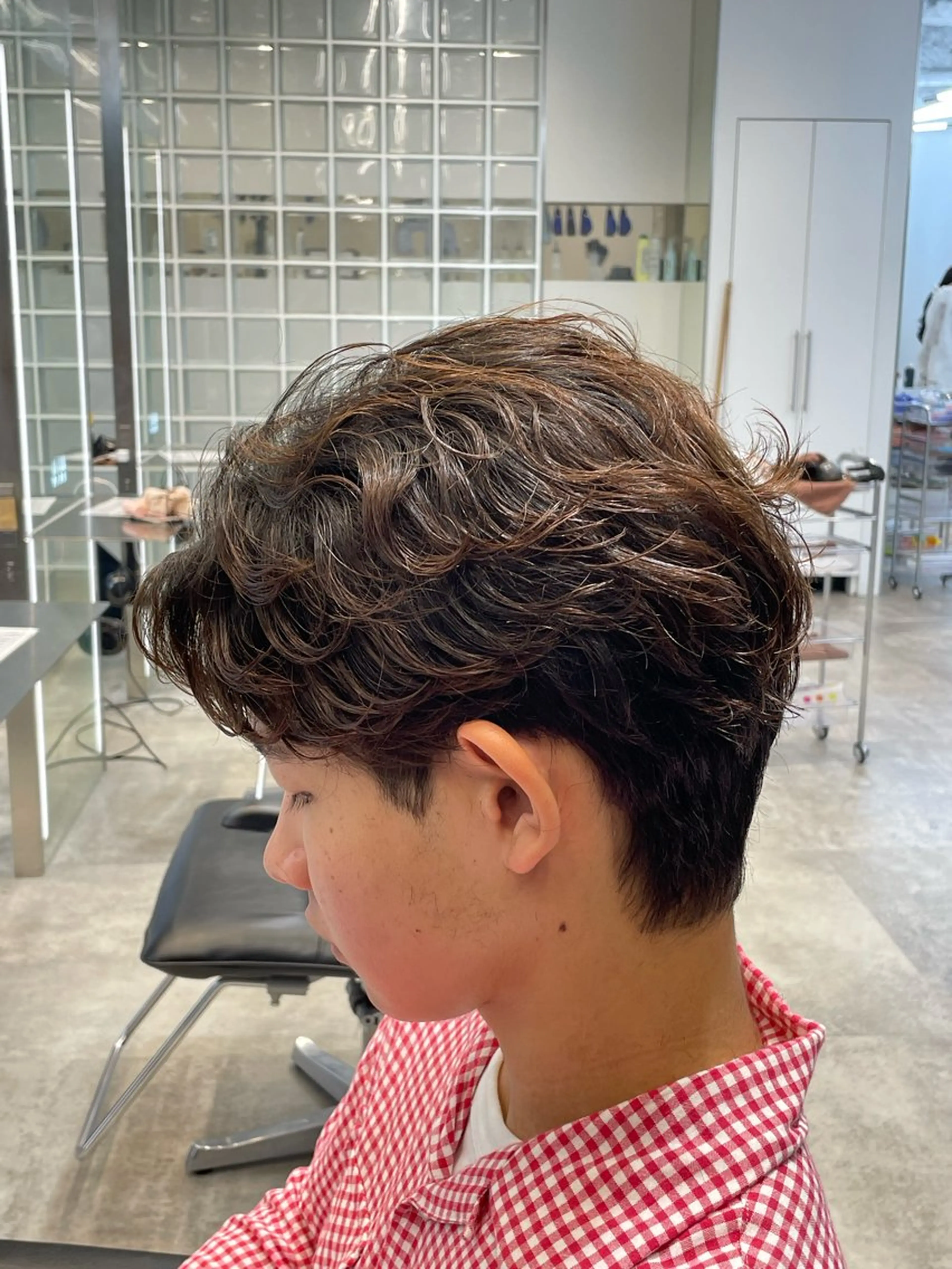 ショート メンズ くせ毛 メンズ特化型美容師 sakuraのヘアスタイル