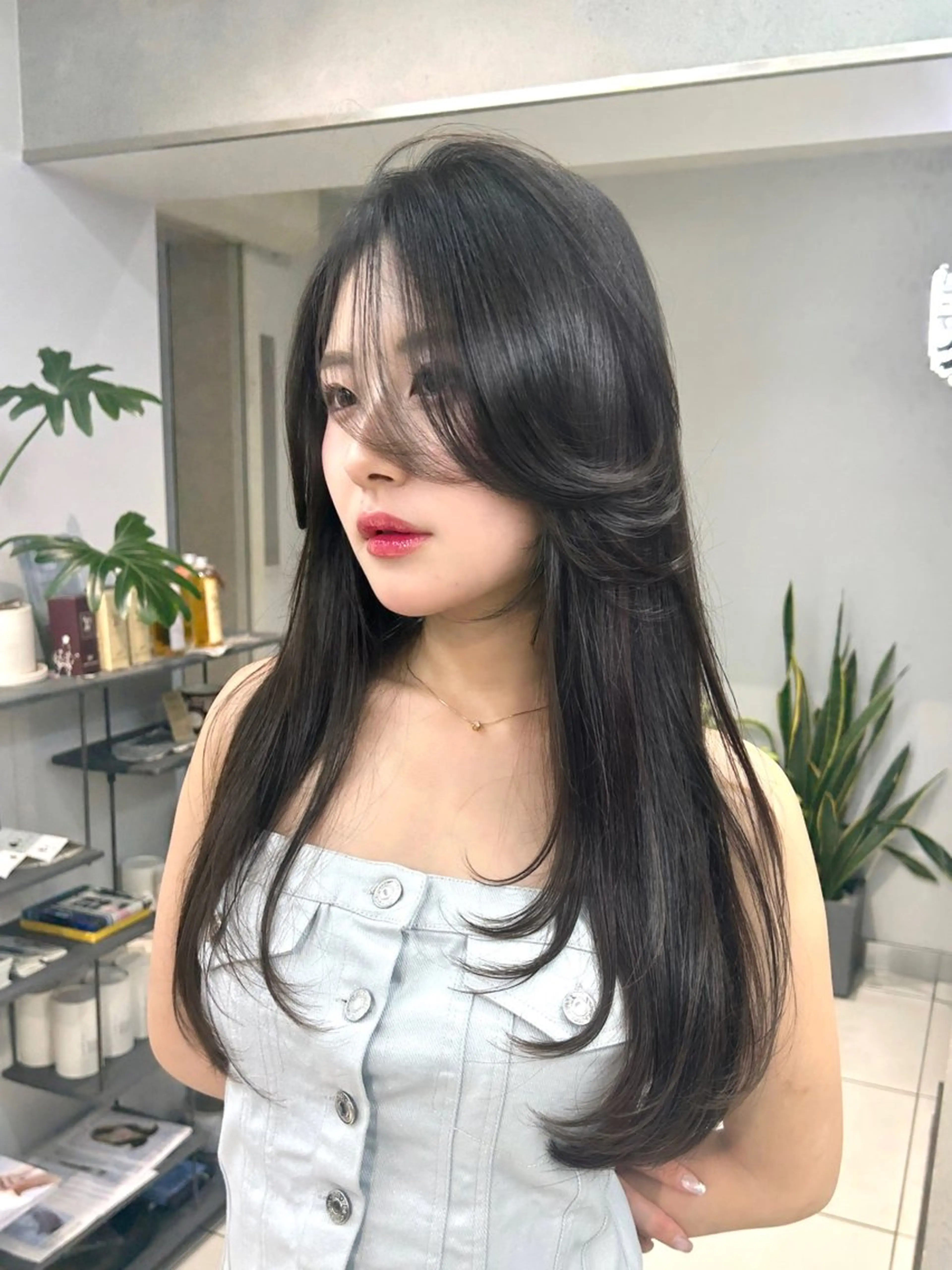 ロング レイヤー×ツヤカラー 渋谷/kougaのヘアスタイル