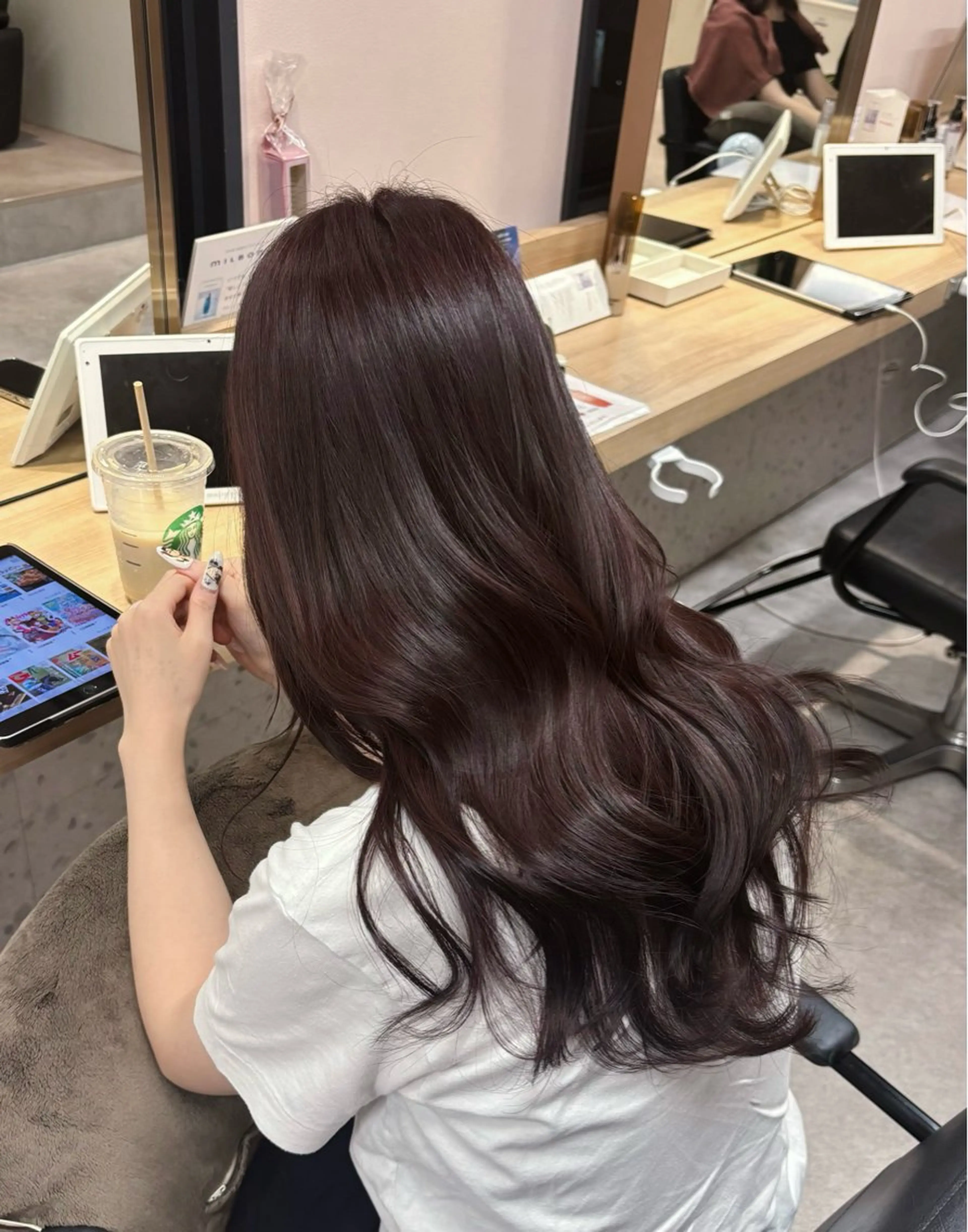 カラー ヘアカラー トリートメント 韓国♡レイヤーカット ayanoのヘアスタイル