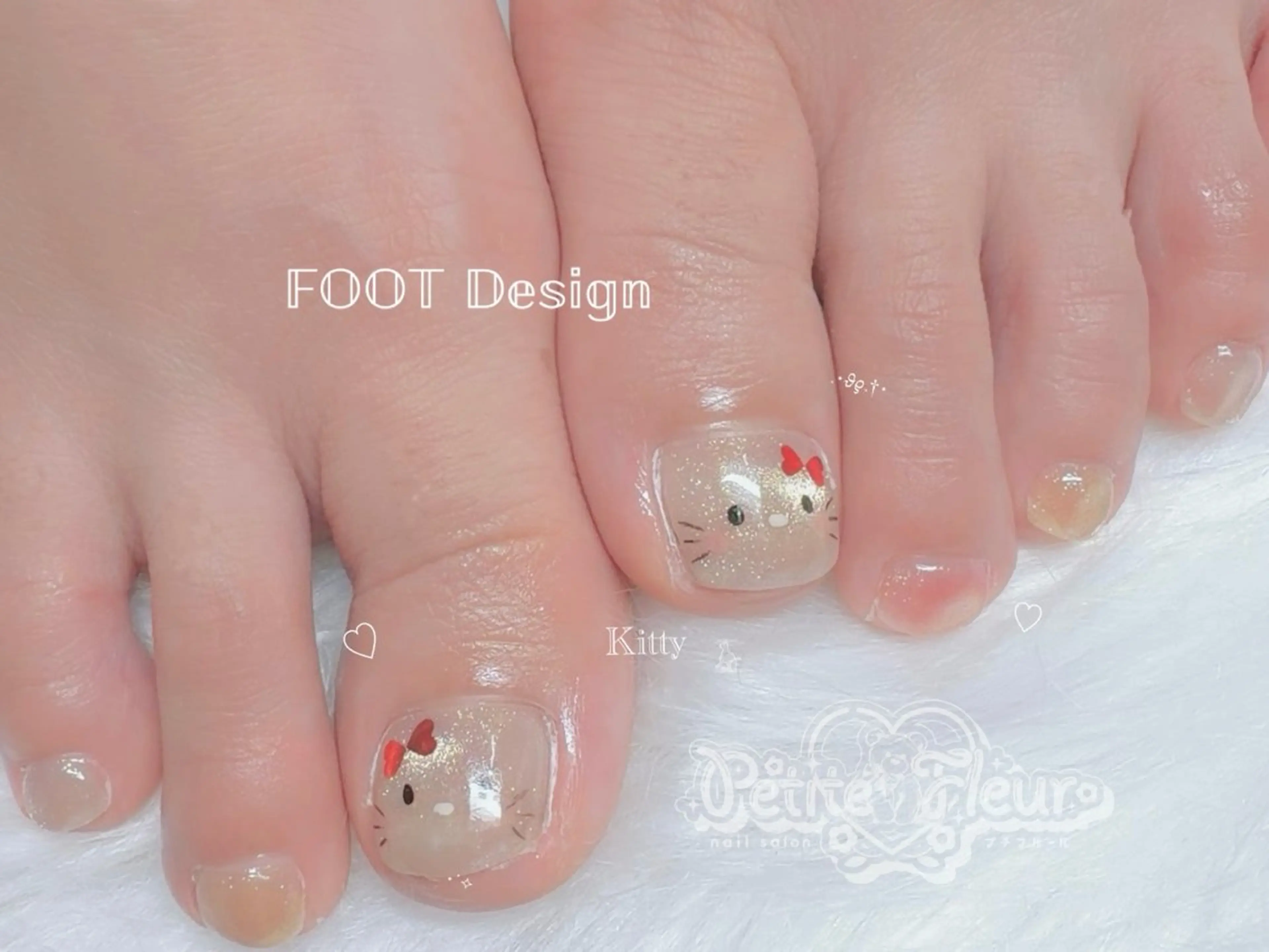 ネイル フットネイル ❁⃘*。Petite fleur❁⃘*りさのネイルデザイン