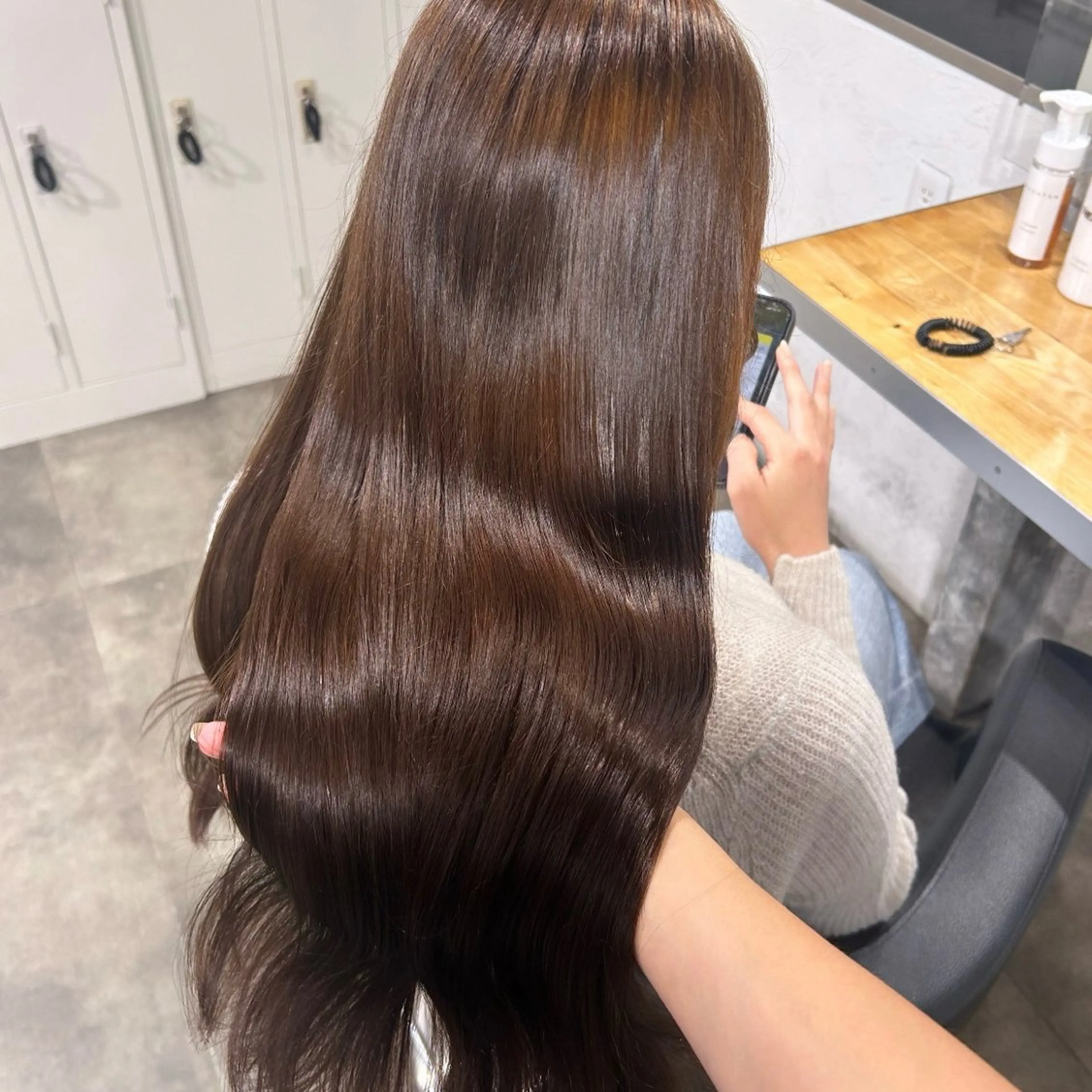 ロング カラー IS所属・横浜美容室/透明感 カラー/レイヤーのヘアスタイル