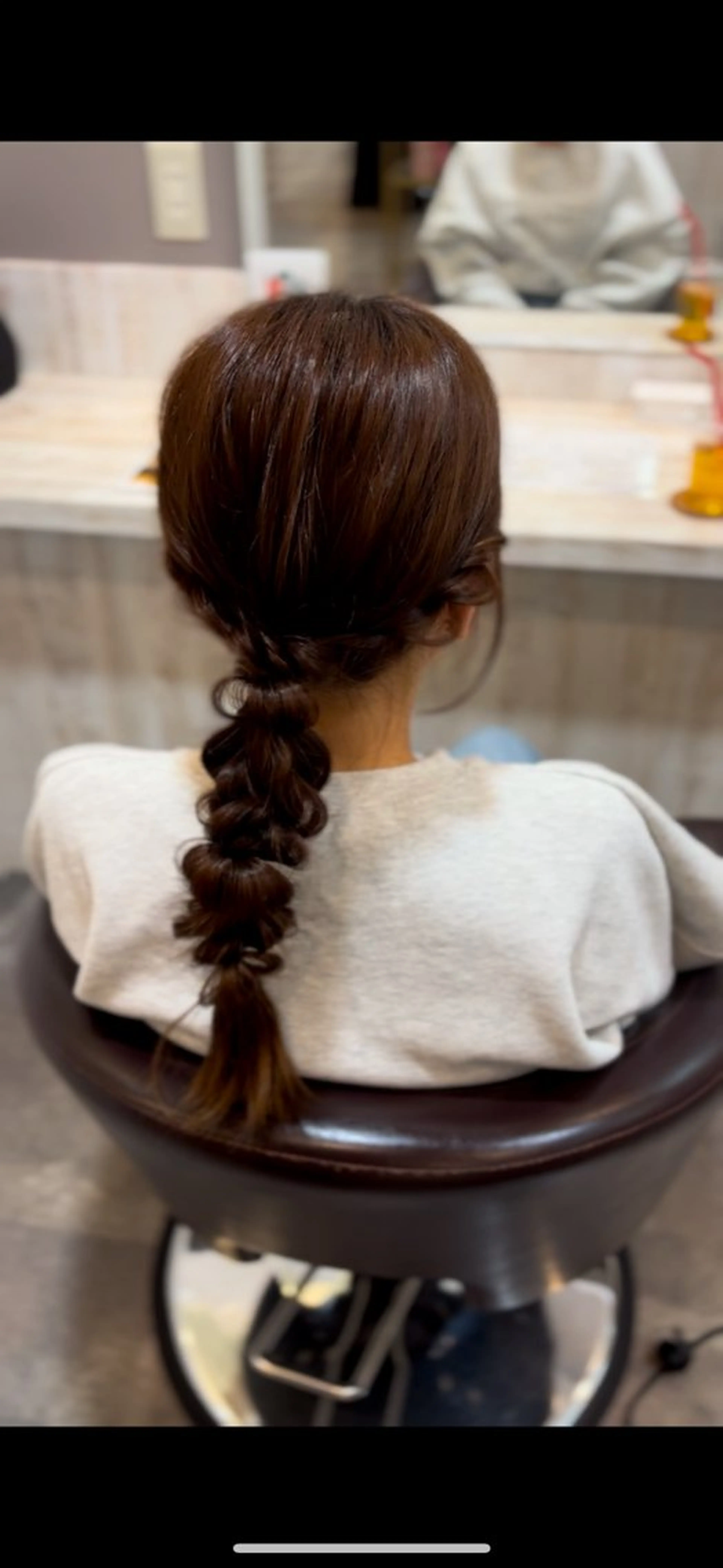 ロング カラー ヘアアレンジ 平瀬 胡桃のヘアスタイル