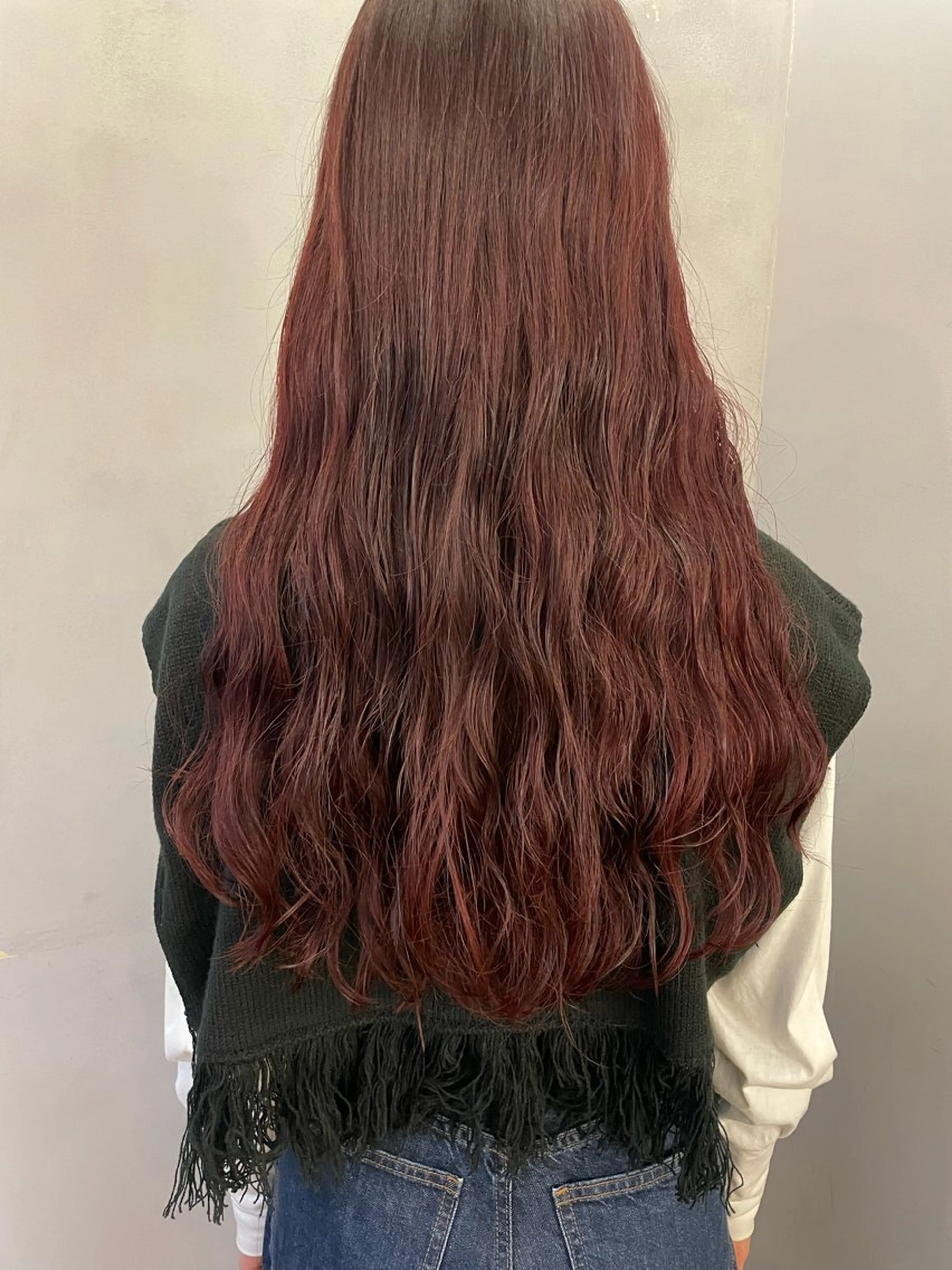 ロング パーマ Garland  Ginza所属・モモ🍑 レイヤー/ボブ/暖色のヘアスタイル