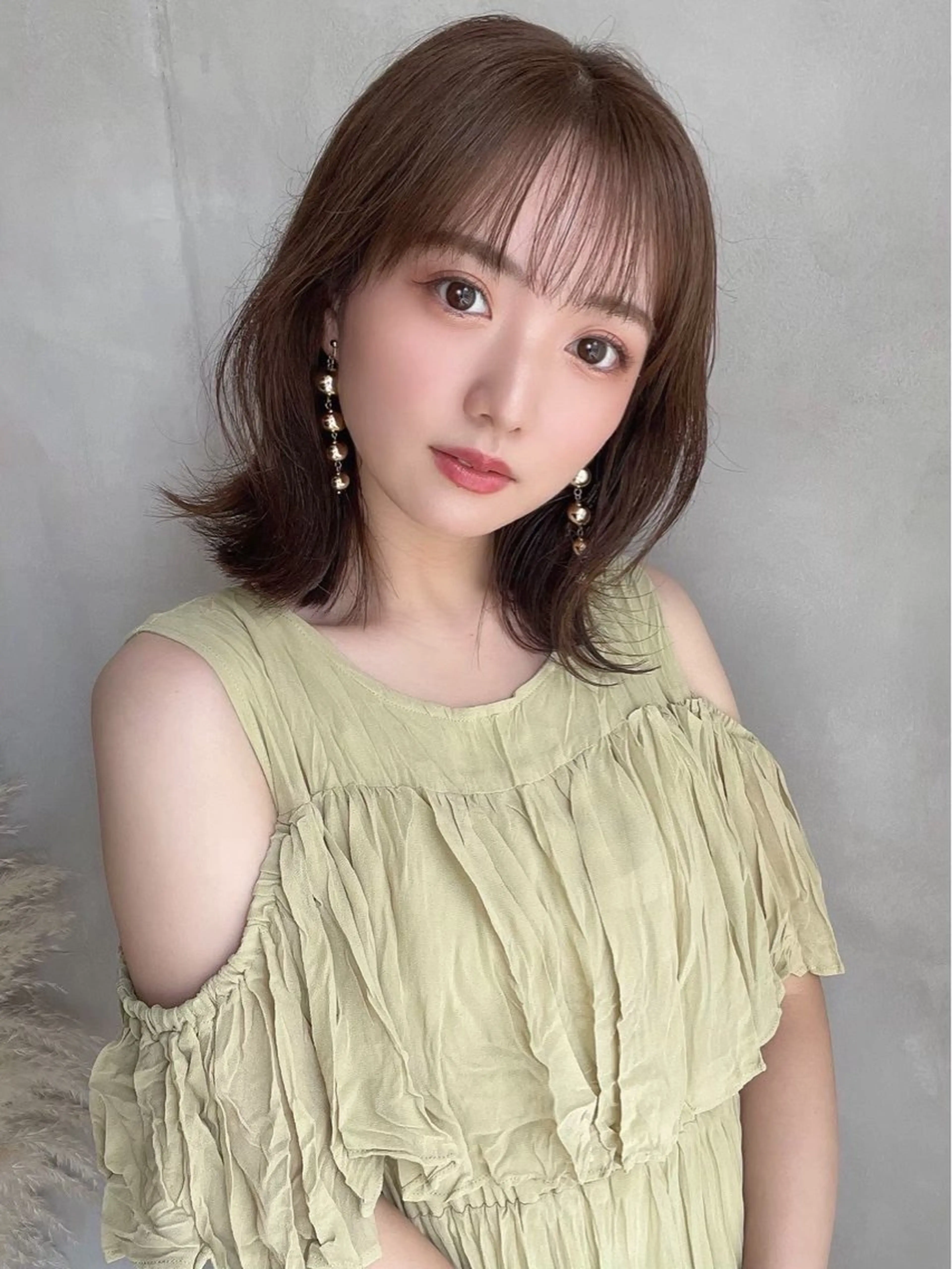 ミディアム 🌻 ayaka🌻のヘアスタイル