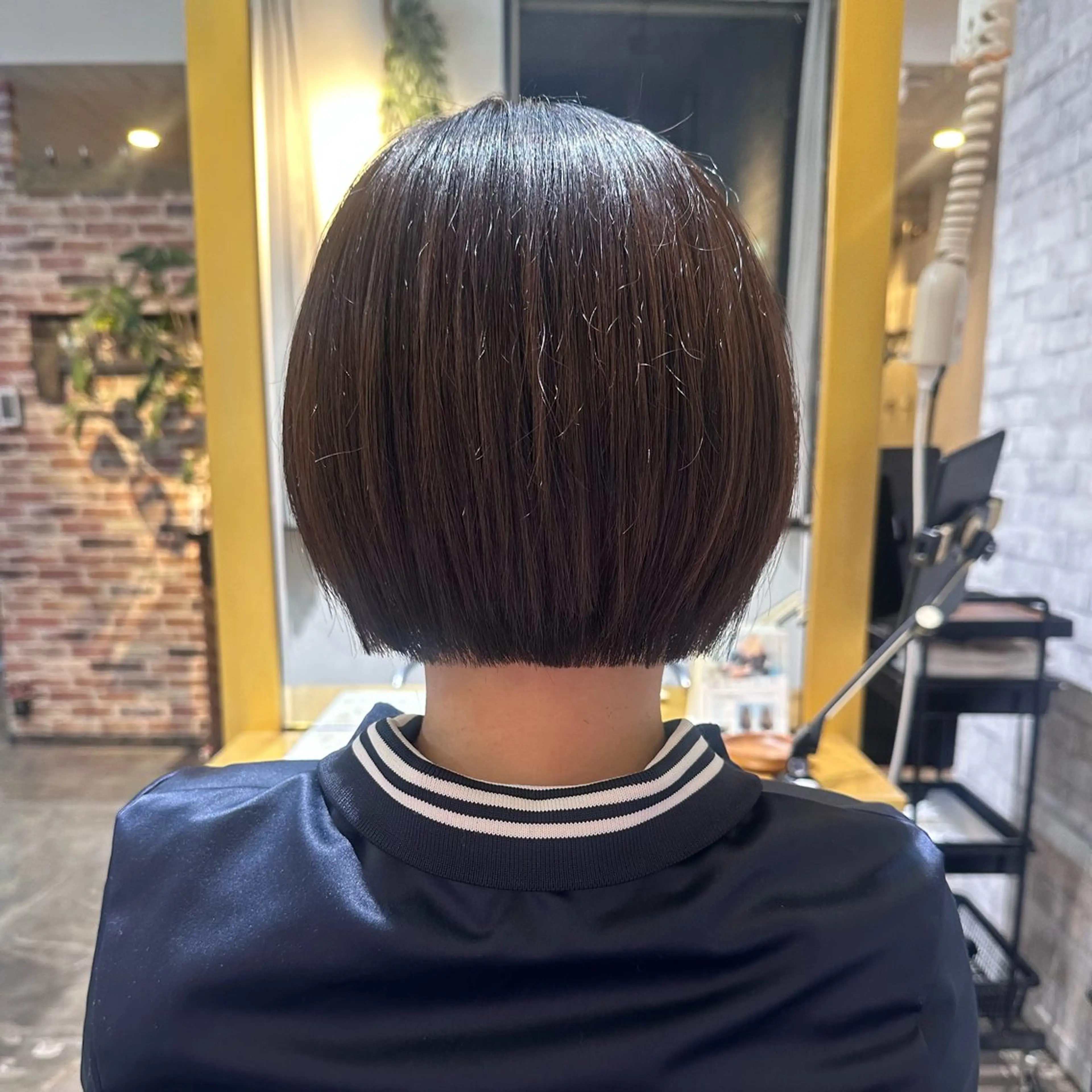 ショート カラー ブラウンカラー チョコレートブラウン カット ヘアカラー 艶カラー/レイヤー 💖心斎橋/Sakiのヘアスタイル