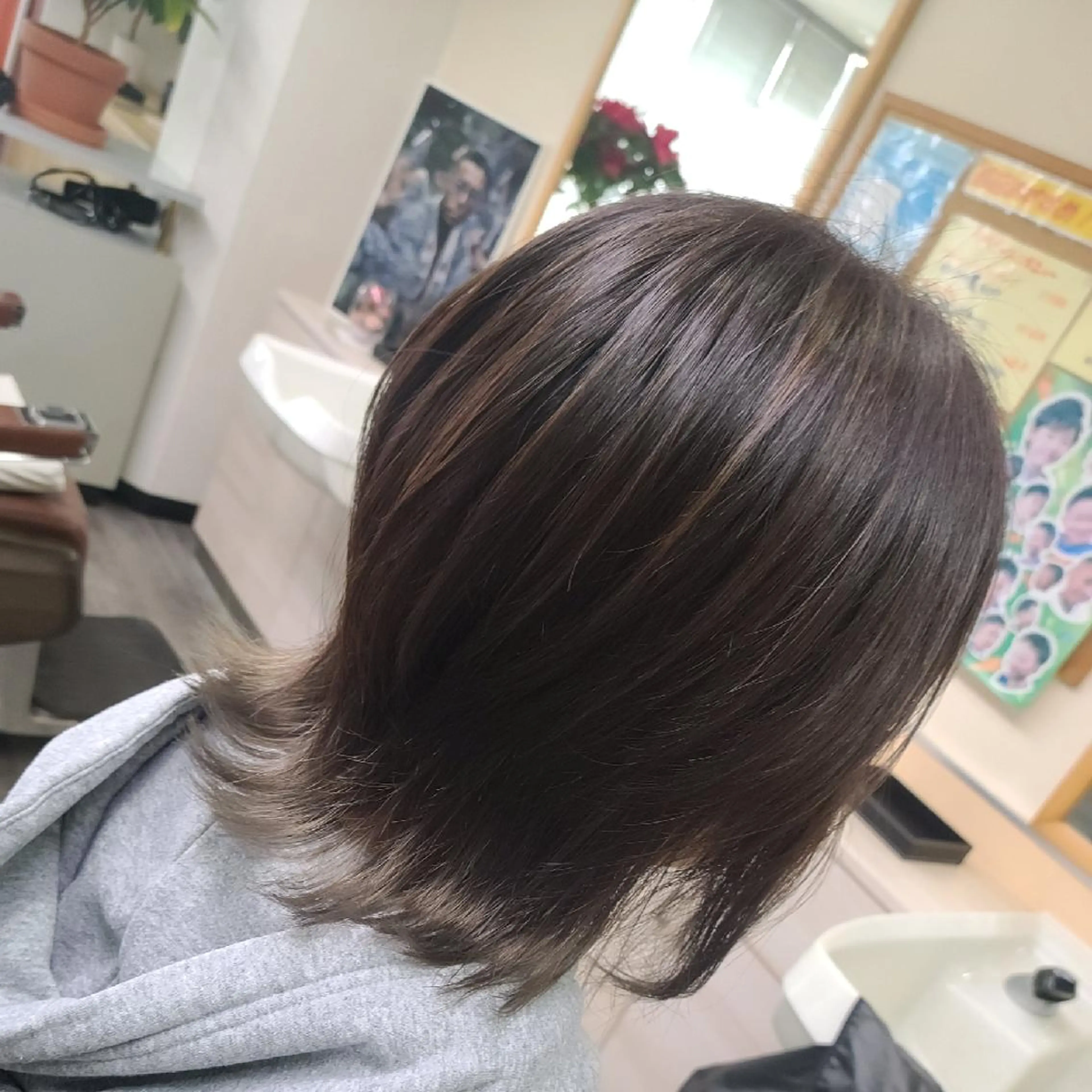 ミディアム カラー 電髪倶楽部　美膳所属・荒井 琢人のヘアスタイル