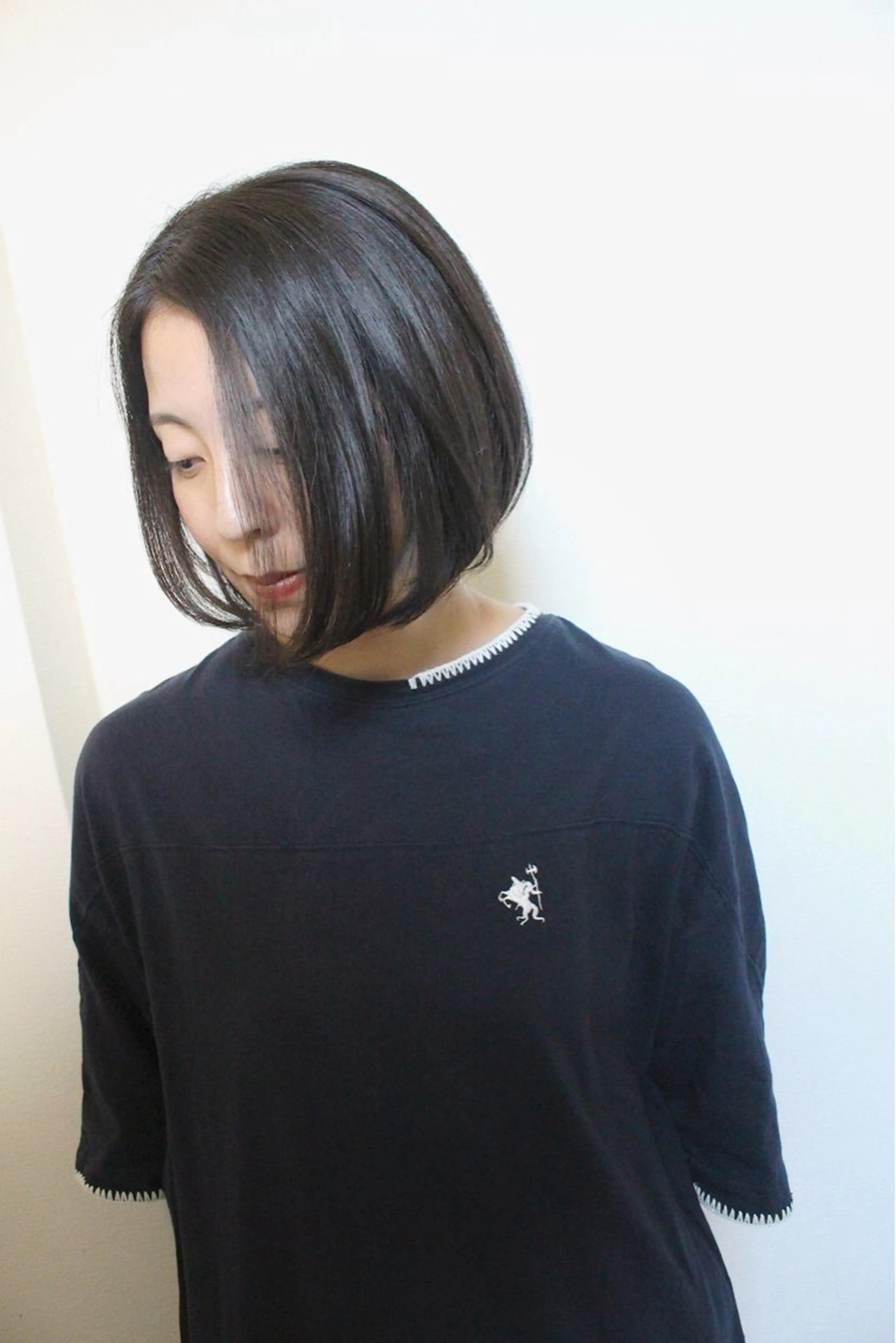 ミディアム ボブ カット 土居 正季のヘアスタイル